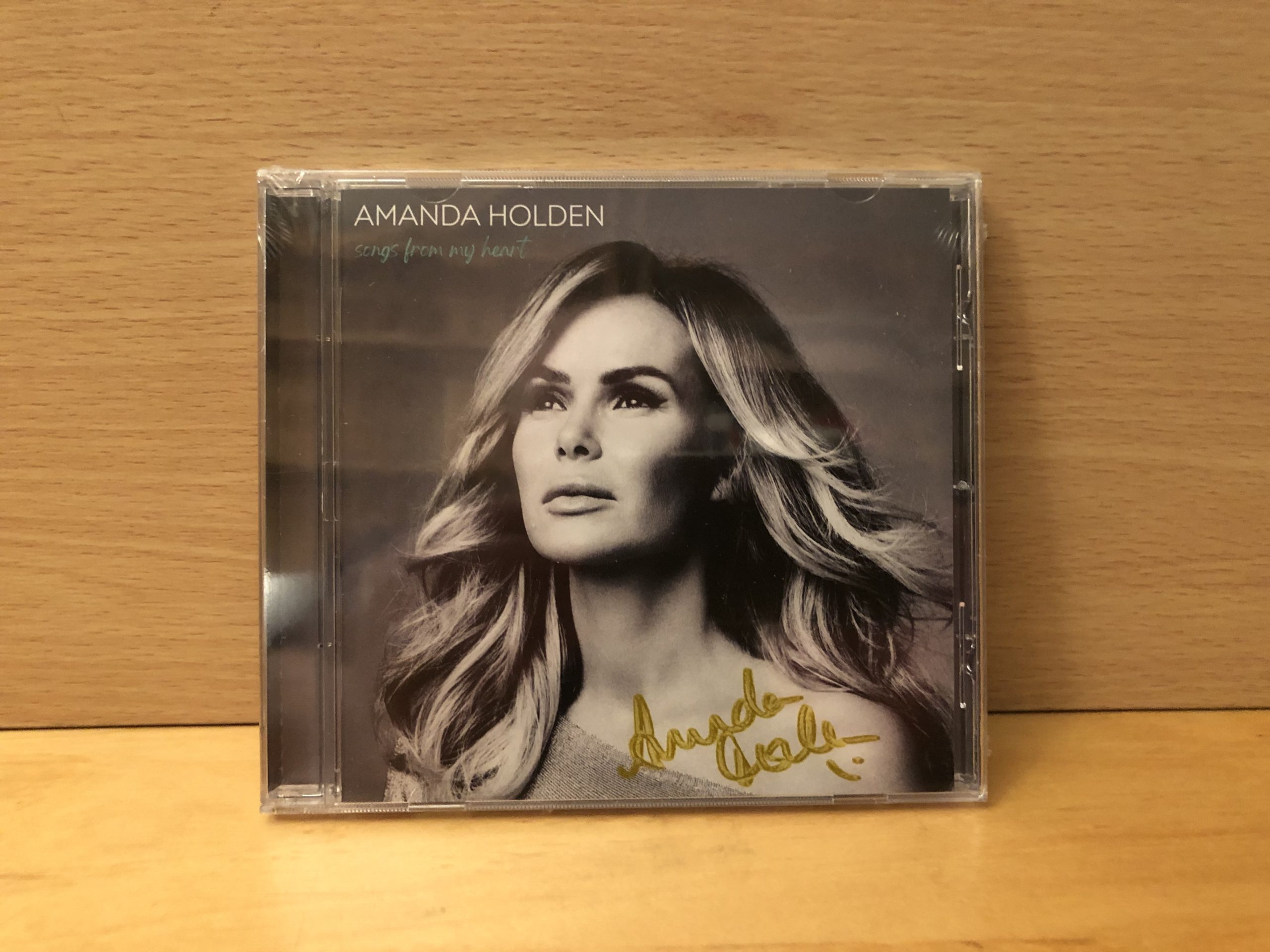 Amanda Holden Signed CD Album Cover
