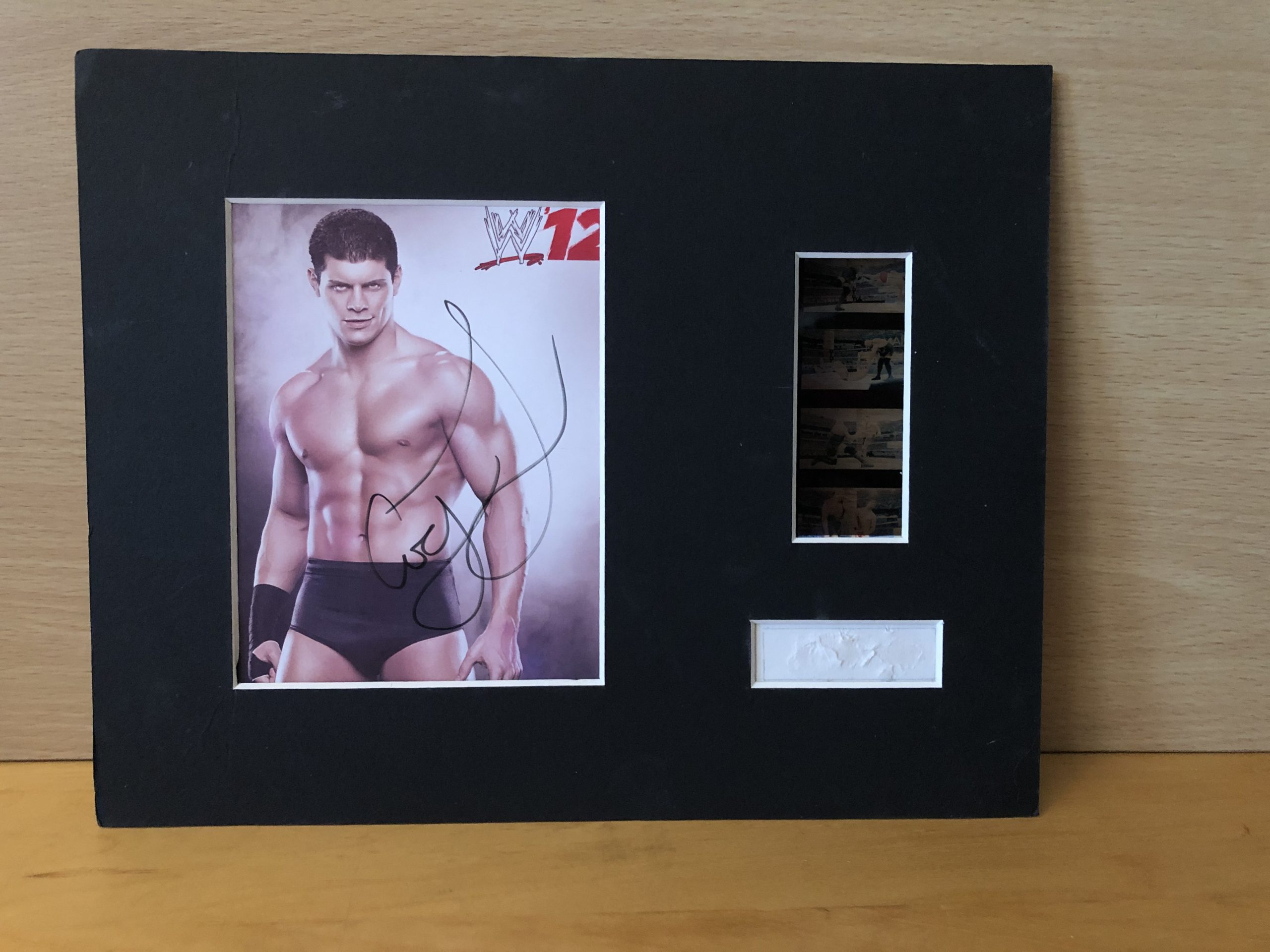 Cody Rhodes Signed Film Mount Cody Rhodes Signed Film Mount