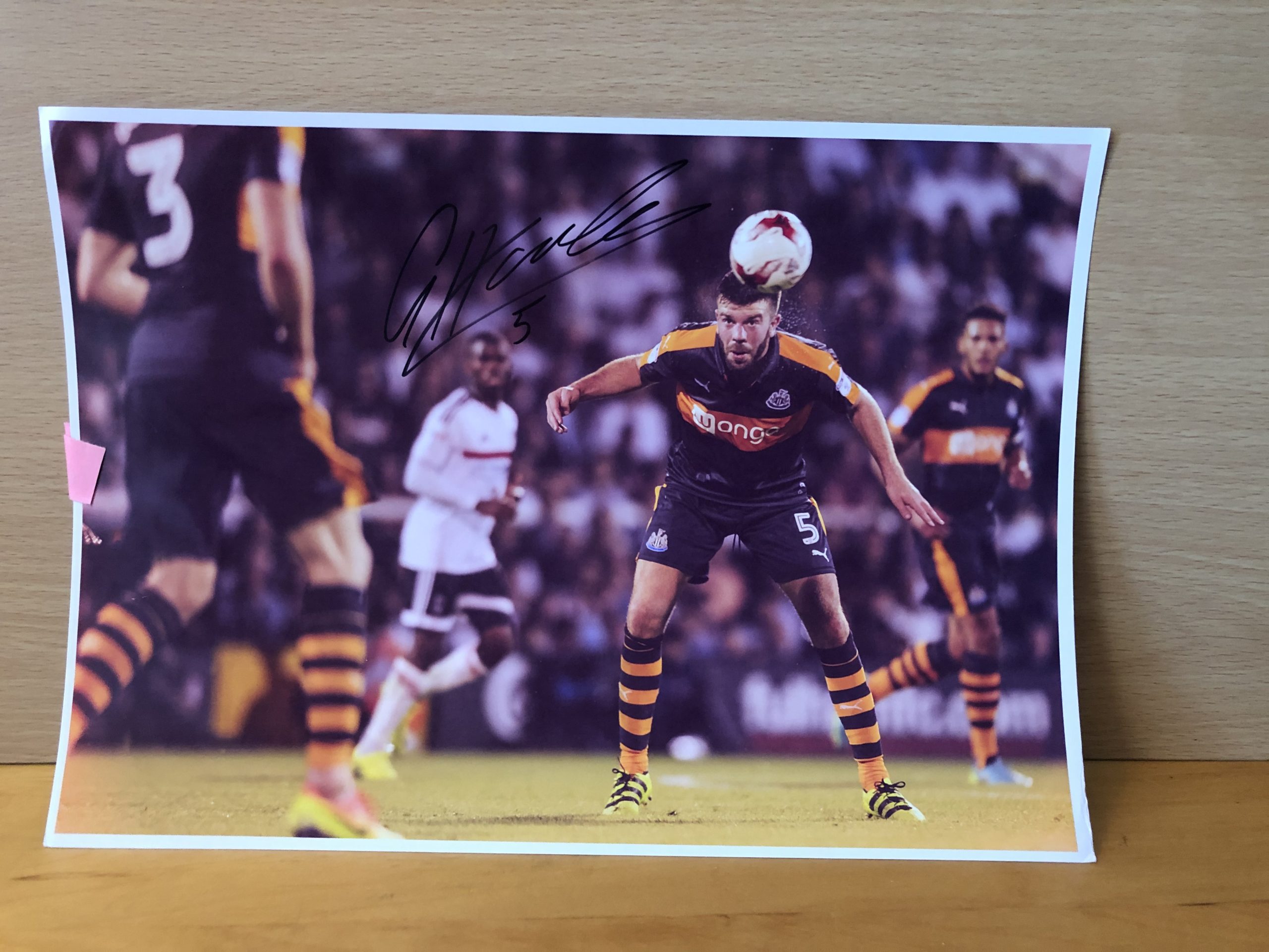 Grant Hanley Signed Colour Photo Grant Hanley Signed Colour Photo