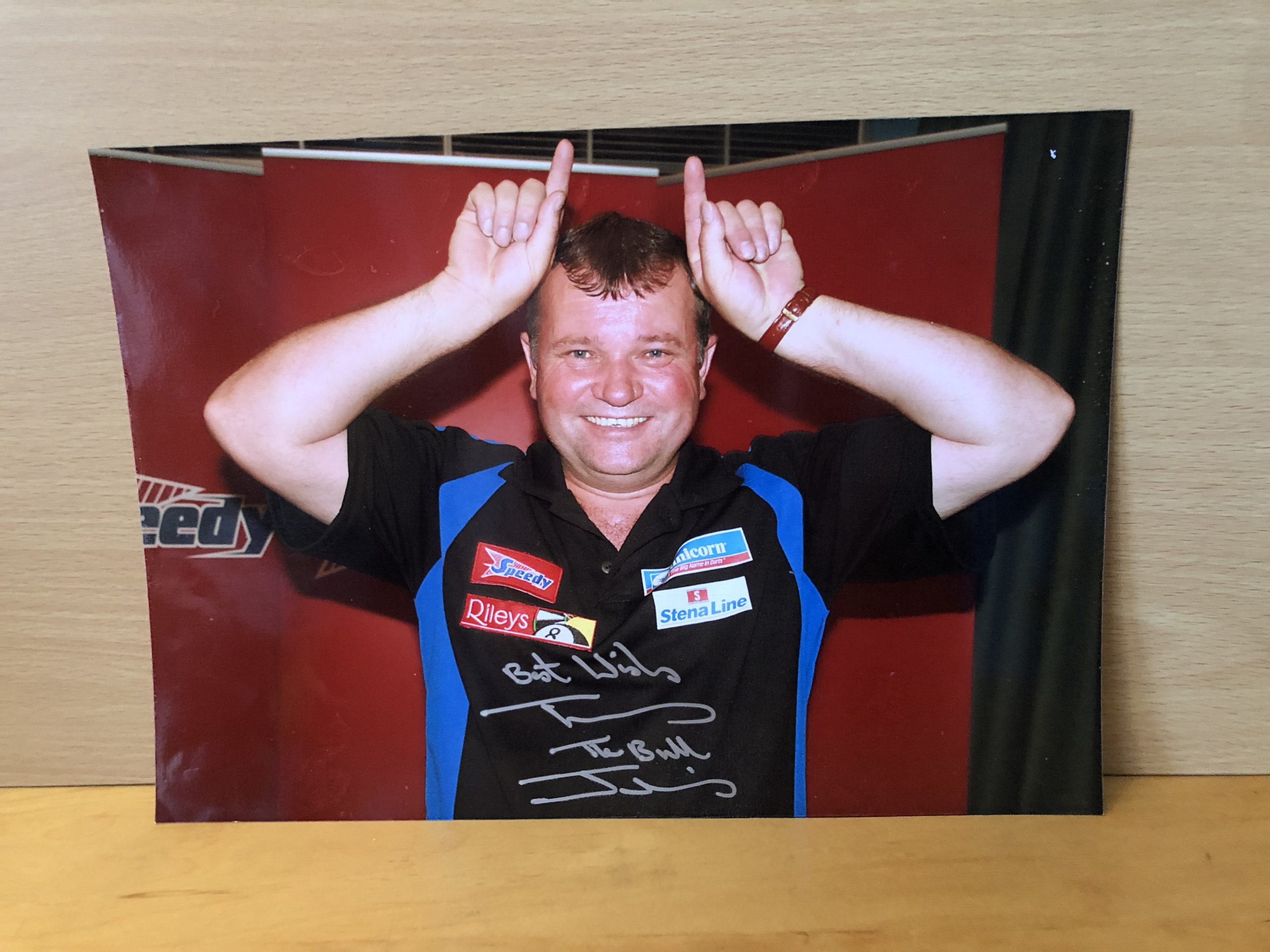Terry Jenkins Signed Colour Photo Terry Jenkins Signed Colour Photo