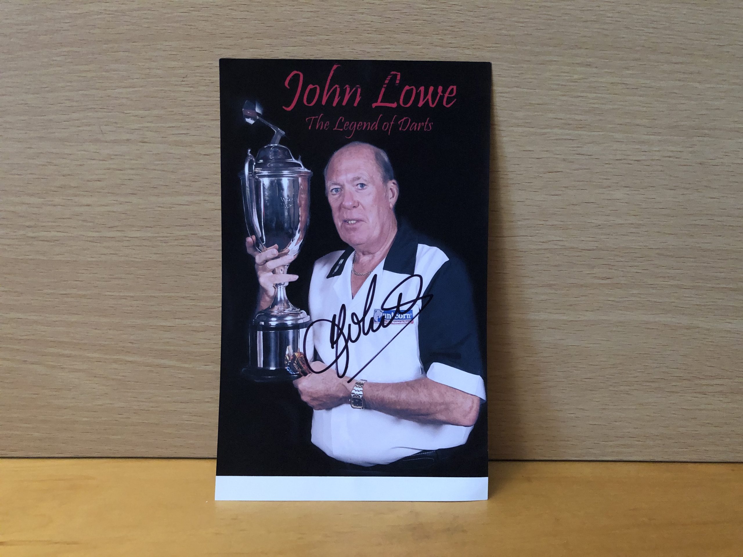 John Lowe Signed Colour Photo John Lowe Signed Colour Photo