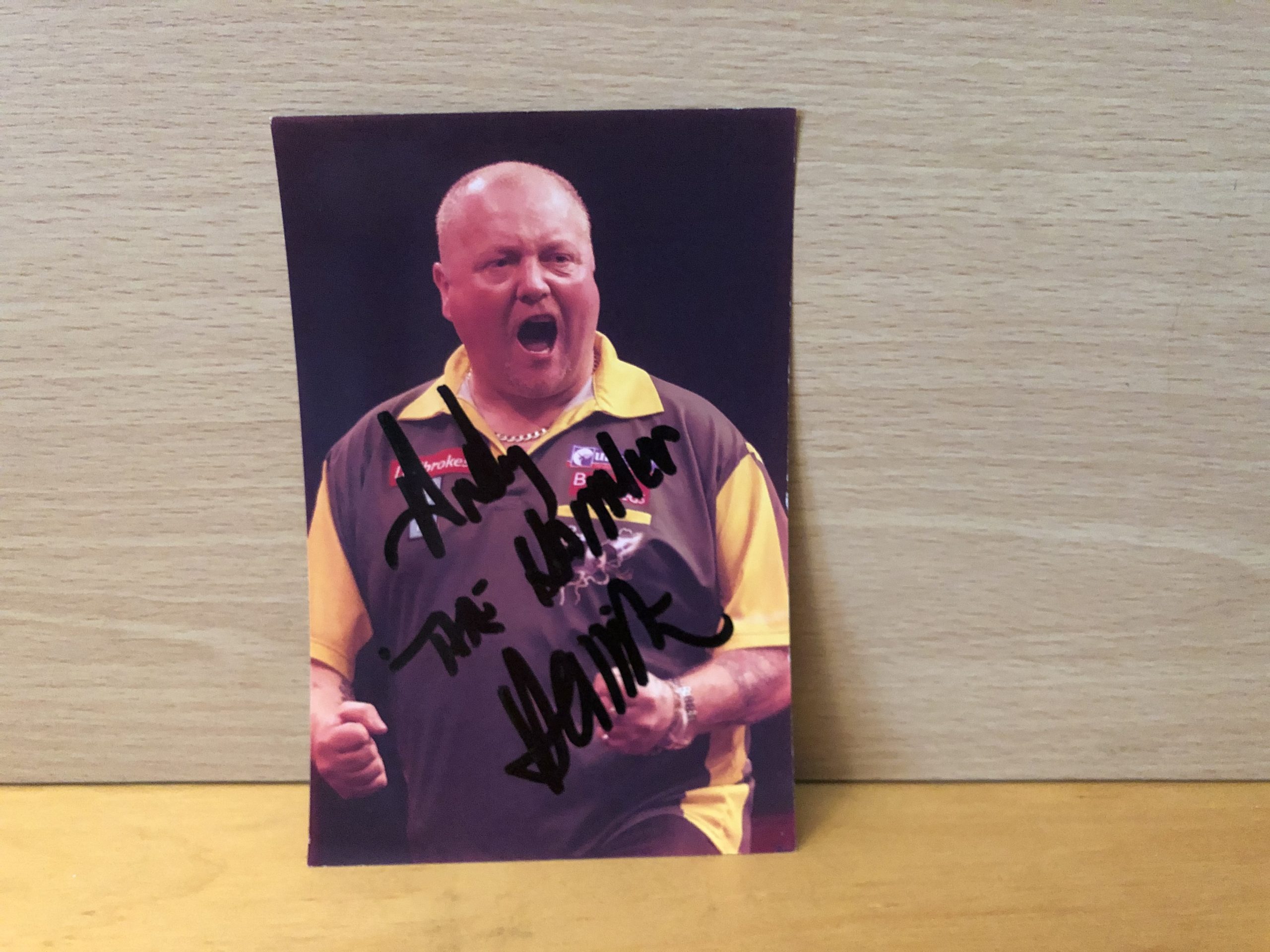 Andy Hamilton Signed Colour Photo Andy Hamilton Signed Colour Photo