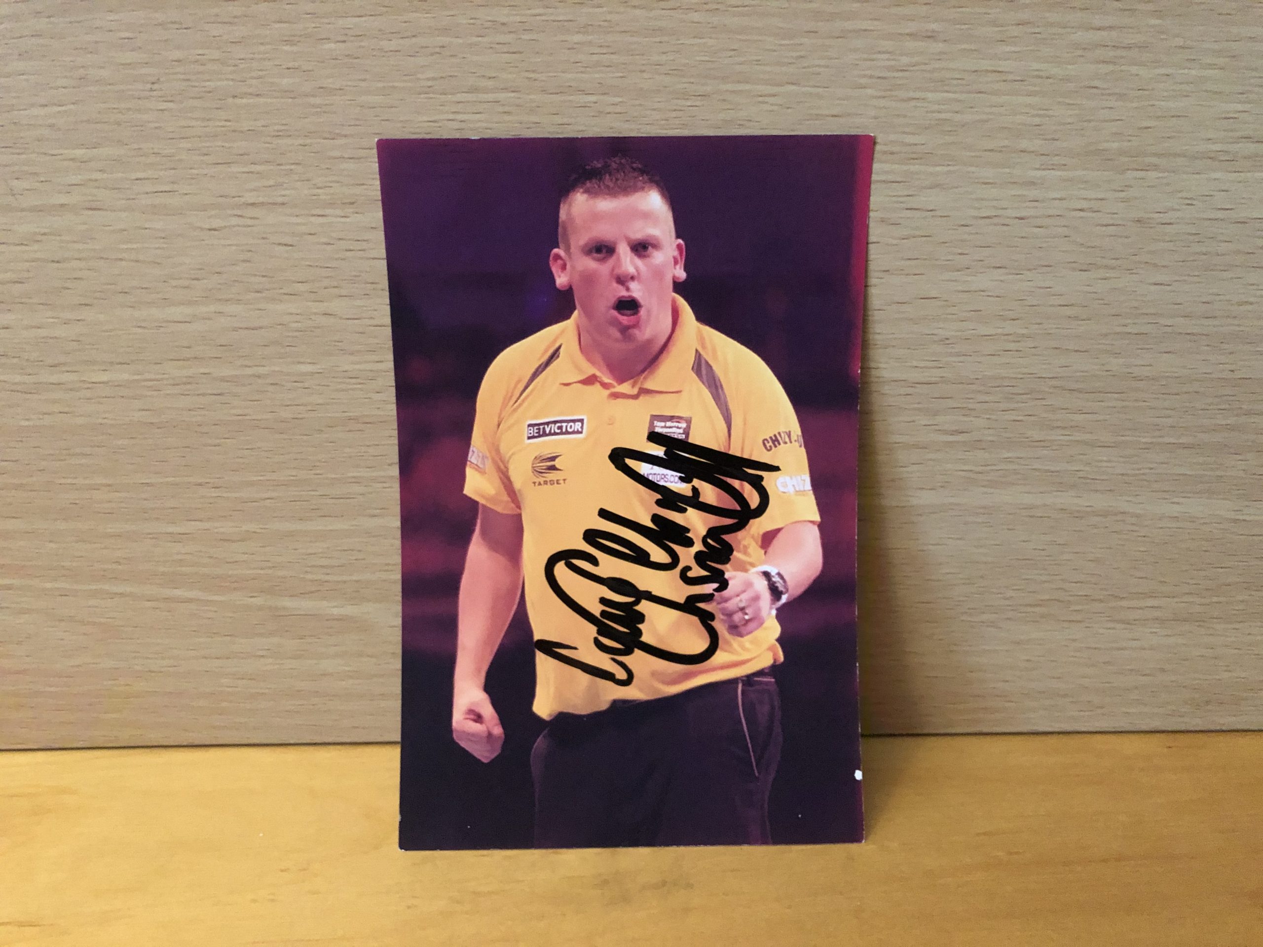 Dave Chisnall Signed Colour Photo Dave Chisnall Signed Colour Photo