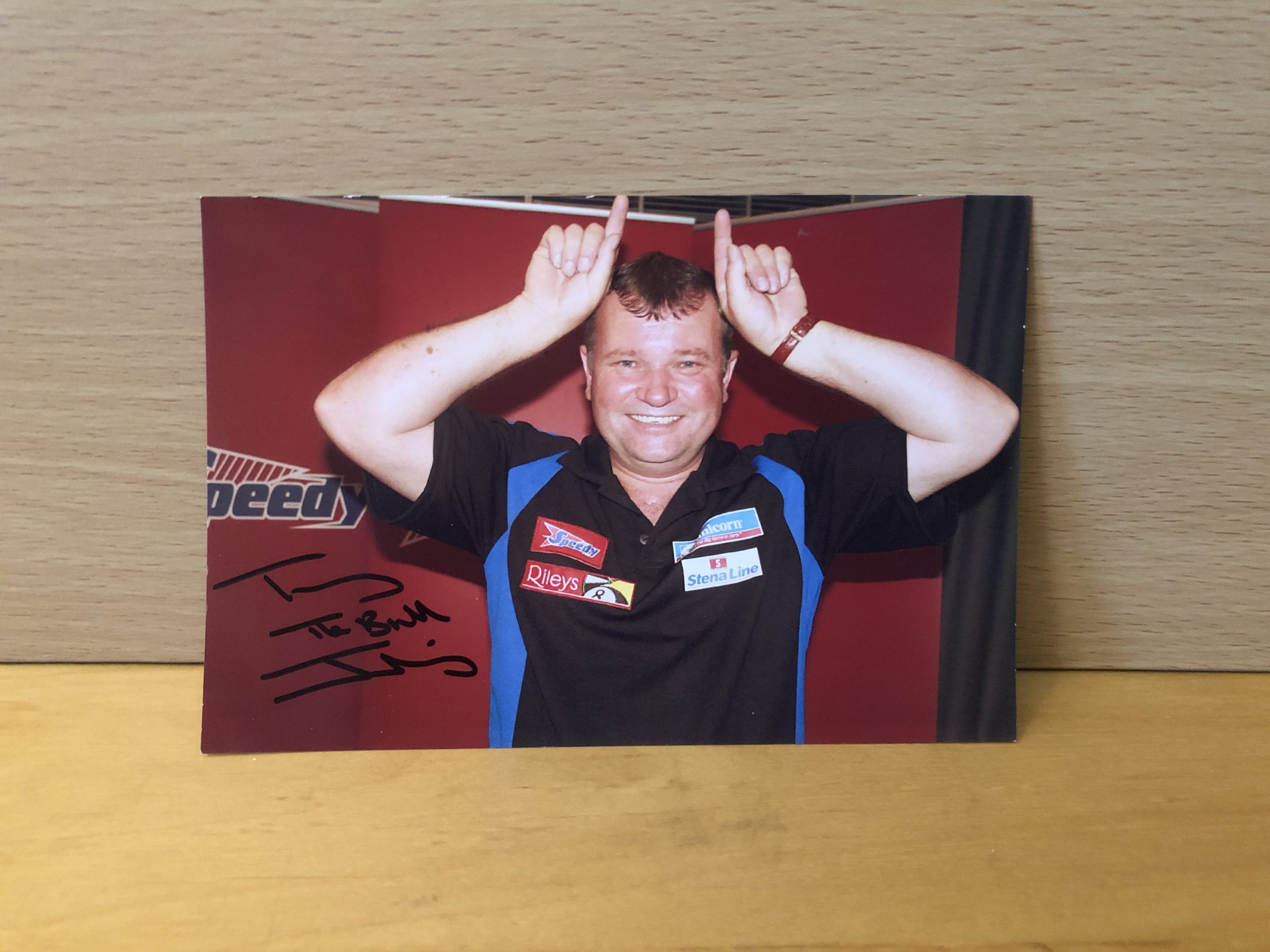 Terry Jenkins Signed Colour Photo Terry Jenkins Signed Colour Photo