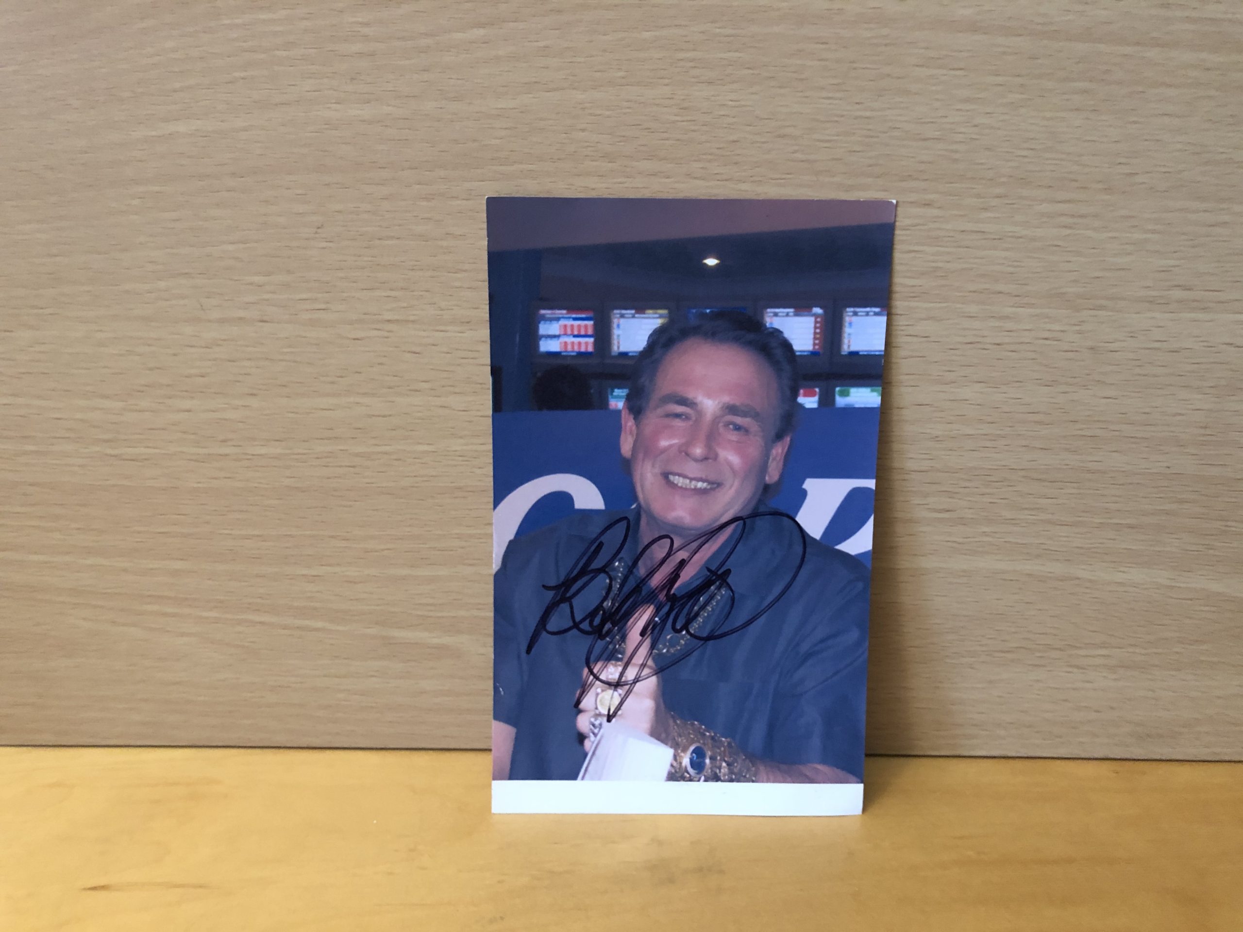 Bobby George Signed Colour Photo Bobby George Signed Colour Photo