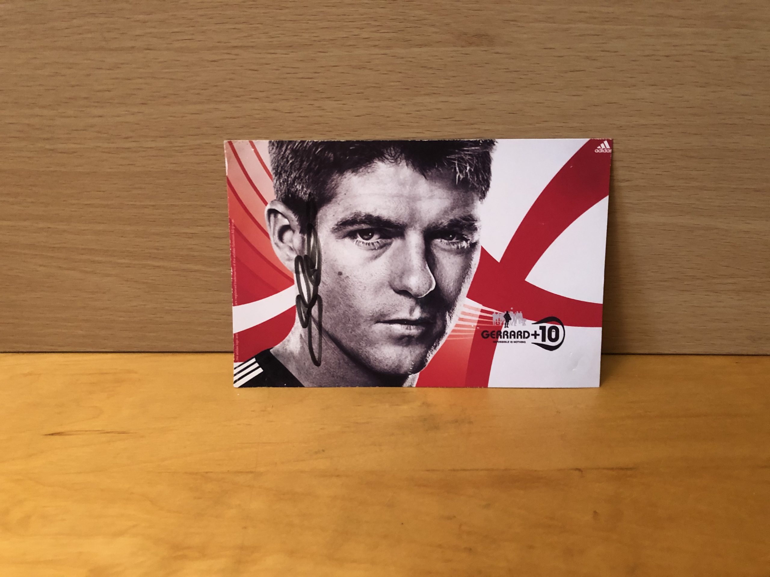 Steven Gerrard Signed Colour Photo Steven Gerrard Signed Colour Photo