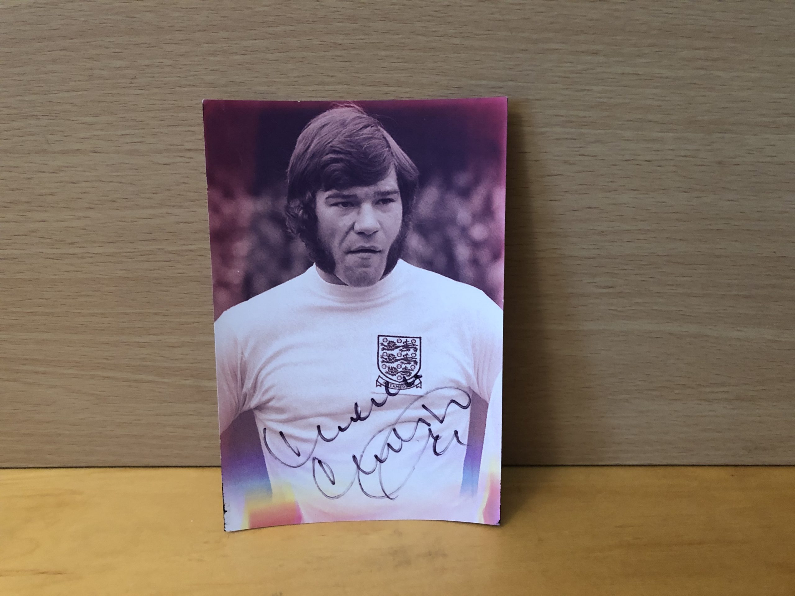 Malcolm MacDonald Signed Colour Photo Malcolm MacDonald Signed Colour Photo
