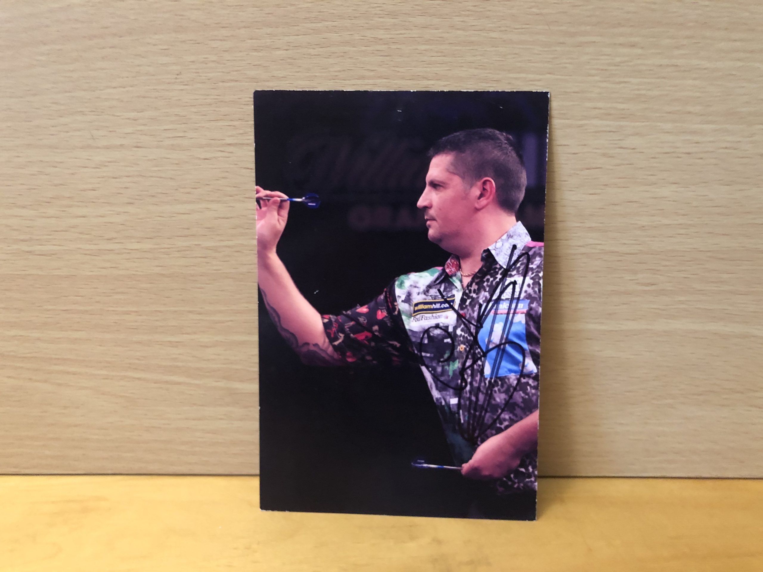 Gary Anderson Signed Colour Photo Gary Anderson Signed Colour Photo