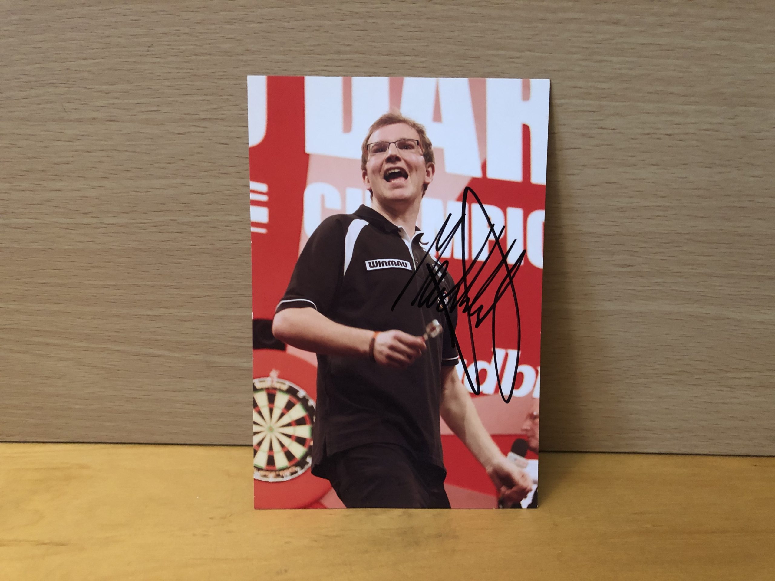 Mark Webster Signed Colour Photo Mark Webster Signed Colour Photo