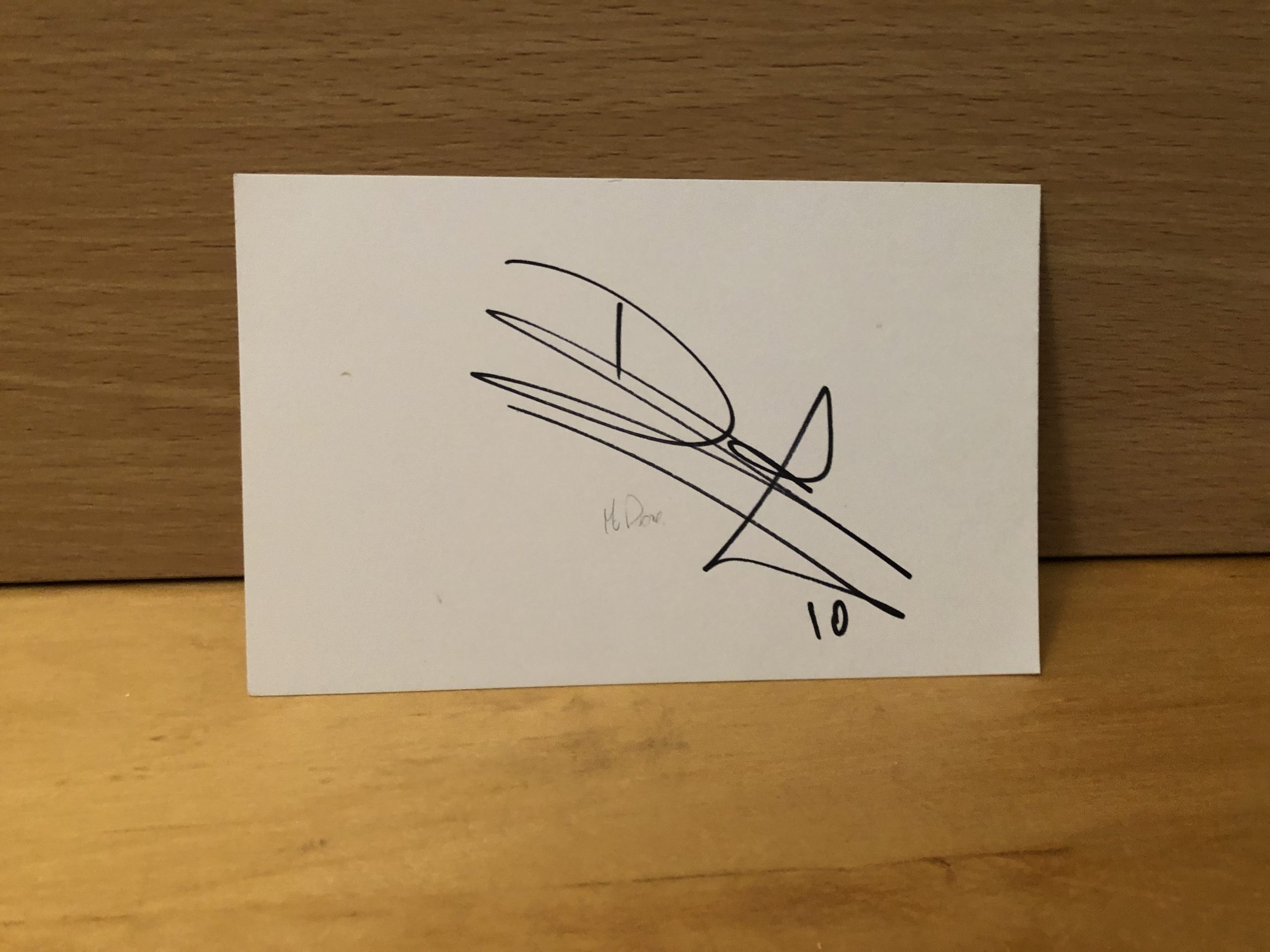 Mohamed Diamé Signed White Card Mohamed Diamé Signed White Card
