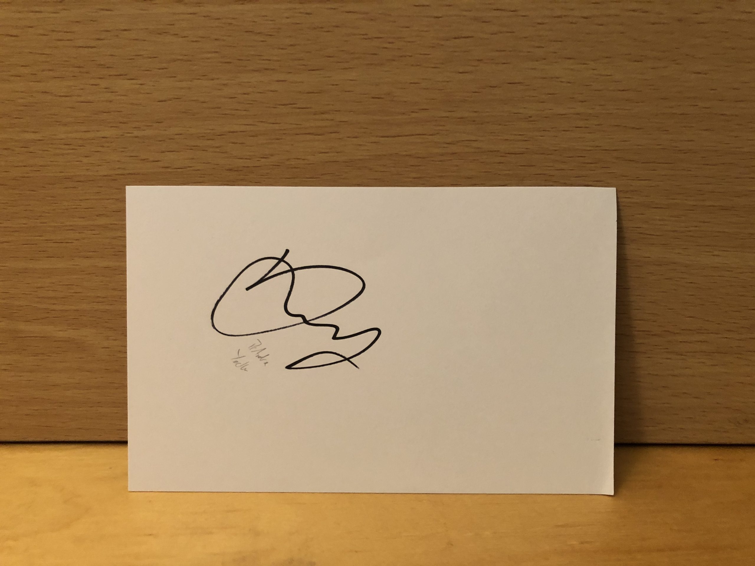 DeAndre Yedlin Signed White Card