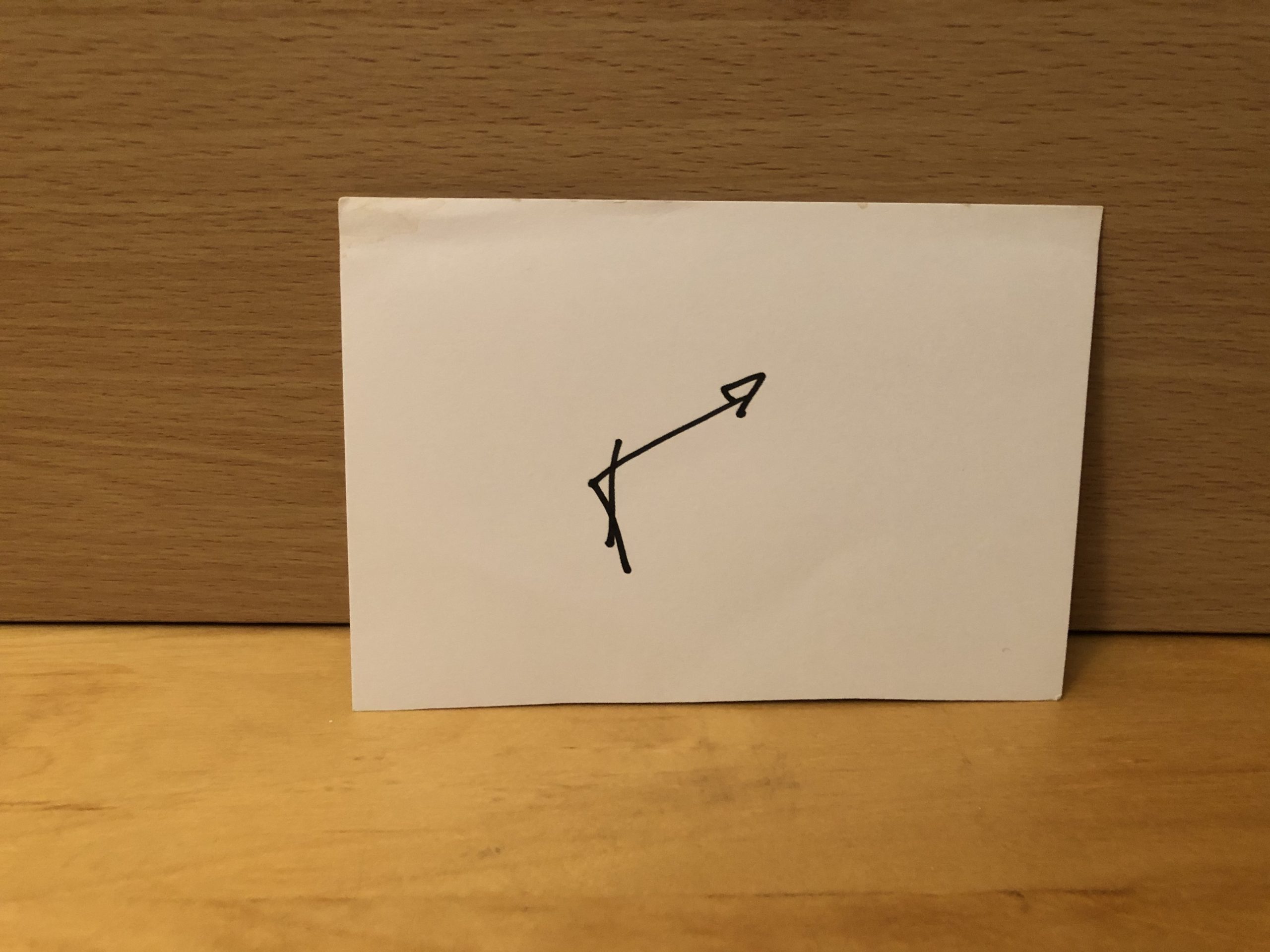 Jared Leto Signed White Card