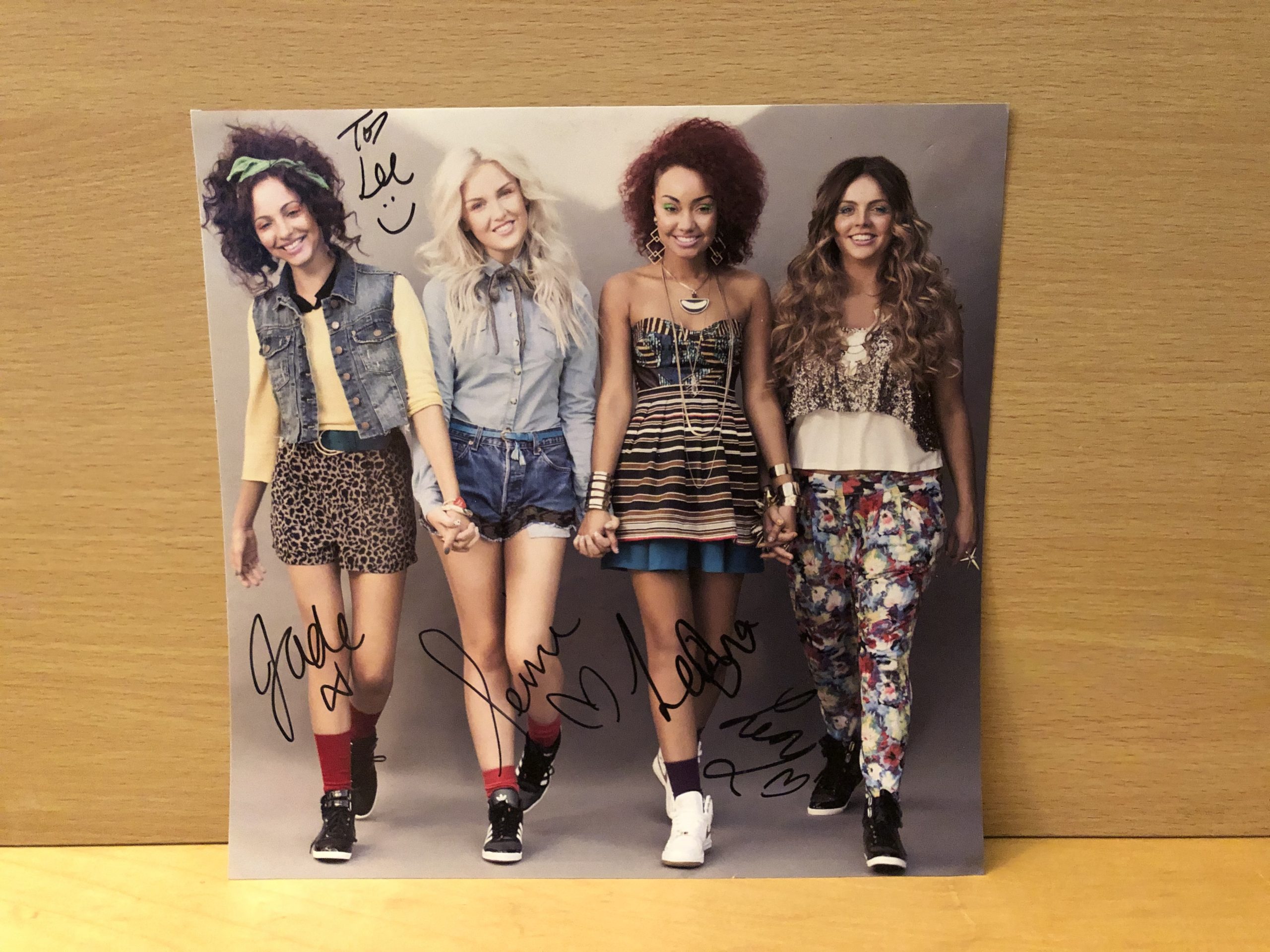 Jade Thirlwall, Perrie Edwards, Leigh-Anne Pinnock, Jesy Nelson – Little Mix Signed Colour Photo