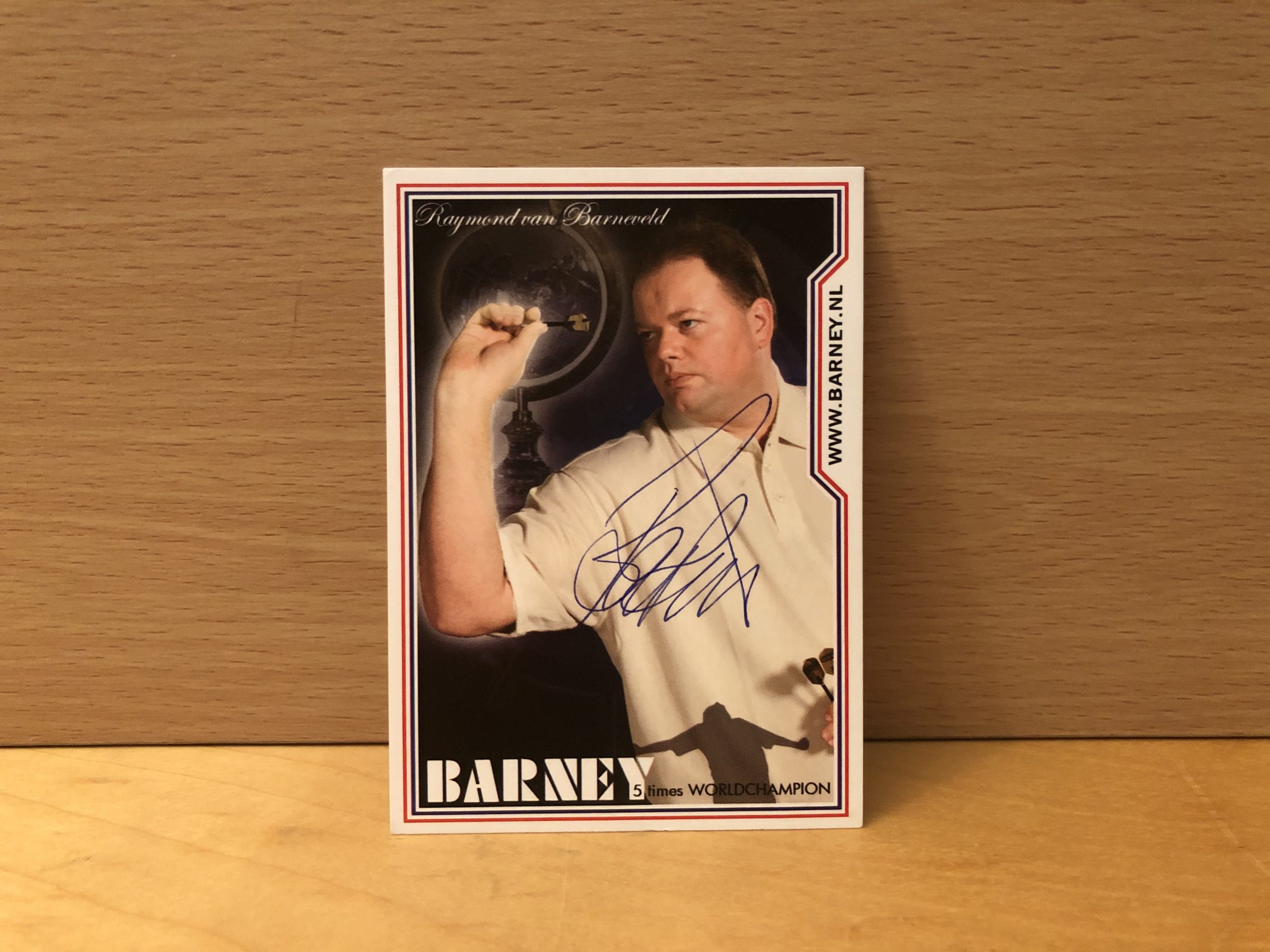 Raymond van Barneveld Signed Card Raymond van Barneveld Signed Card