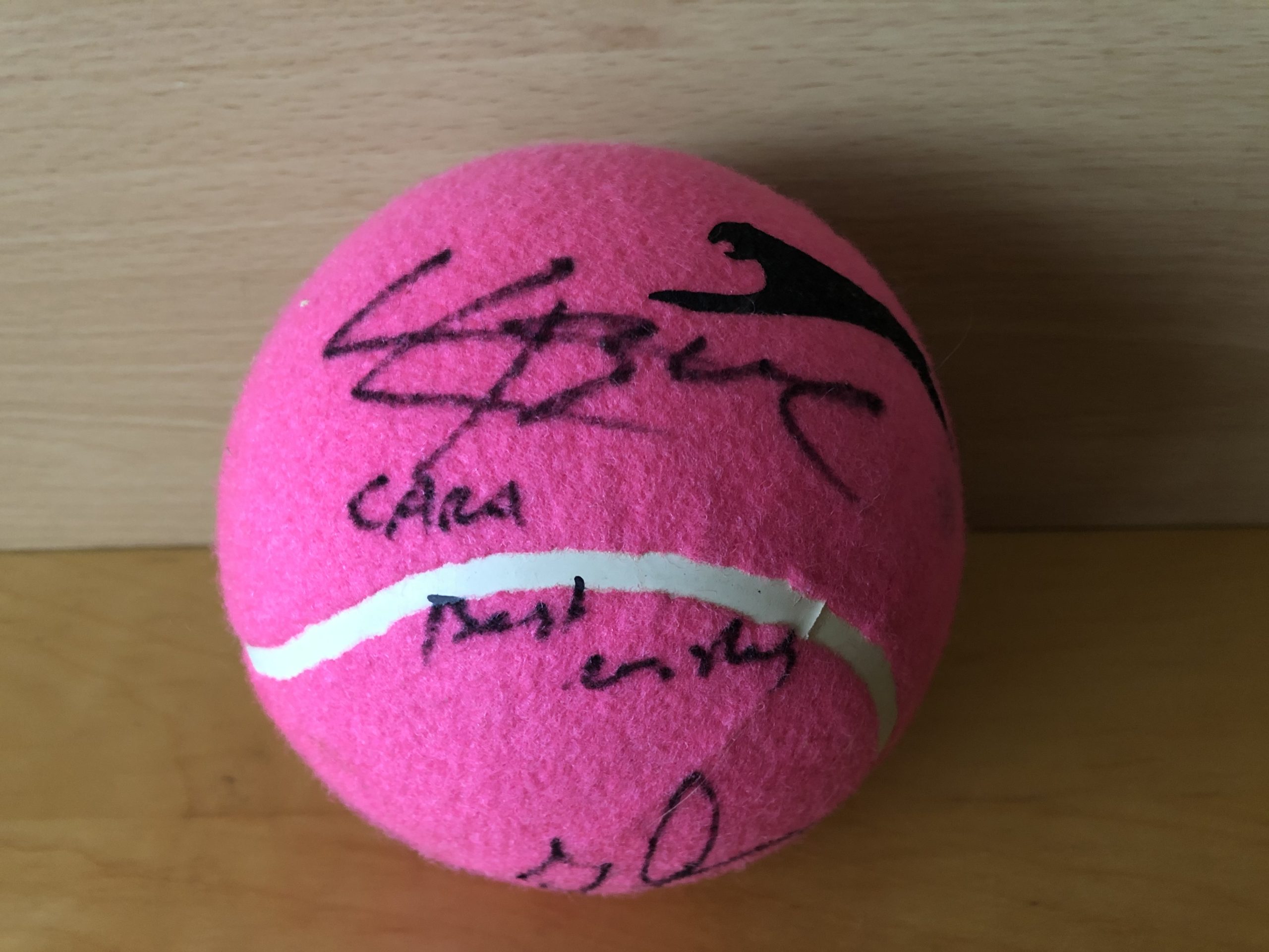 Unknown Signature on Tennis ball