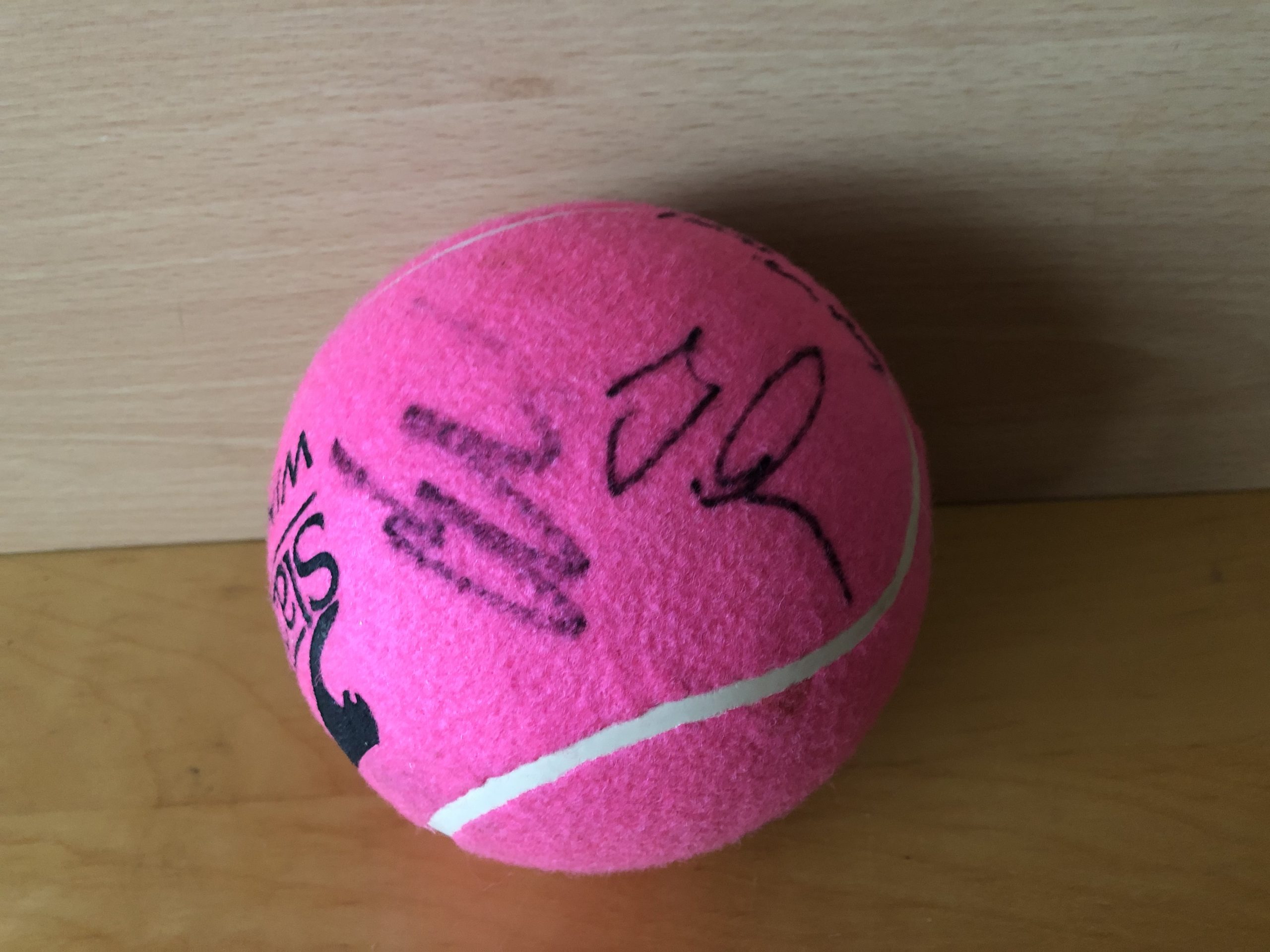 Unknown Multiple Signatures on Tennis Ball