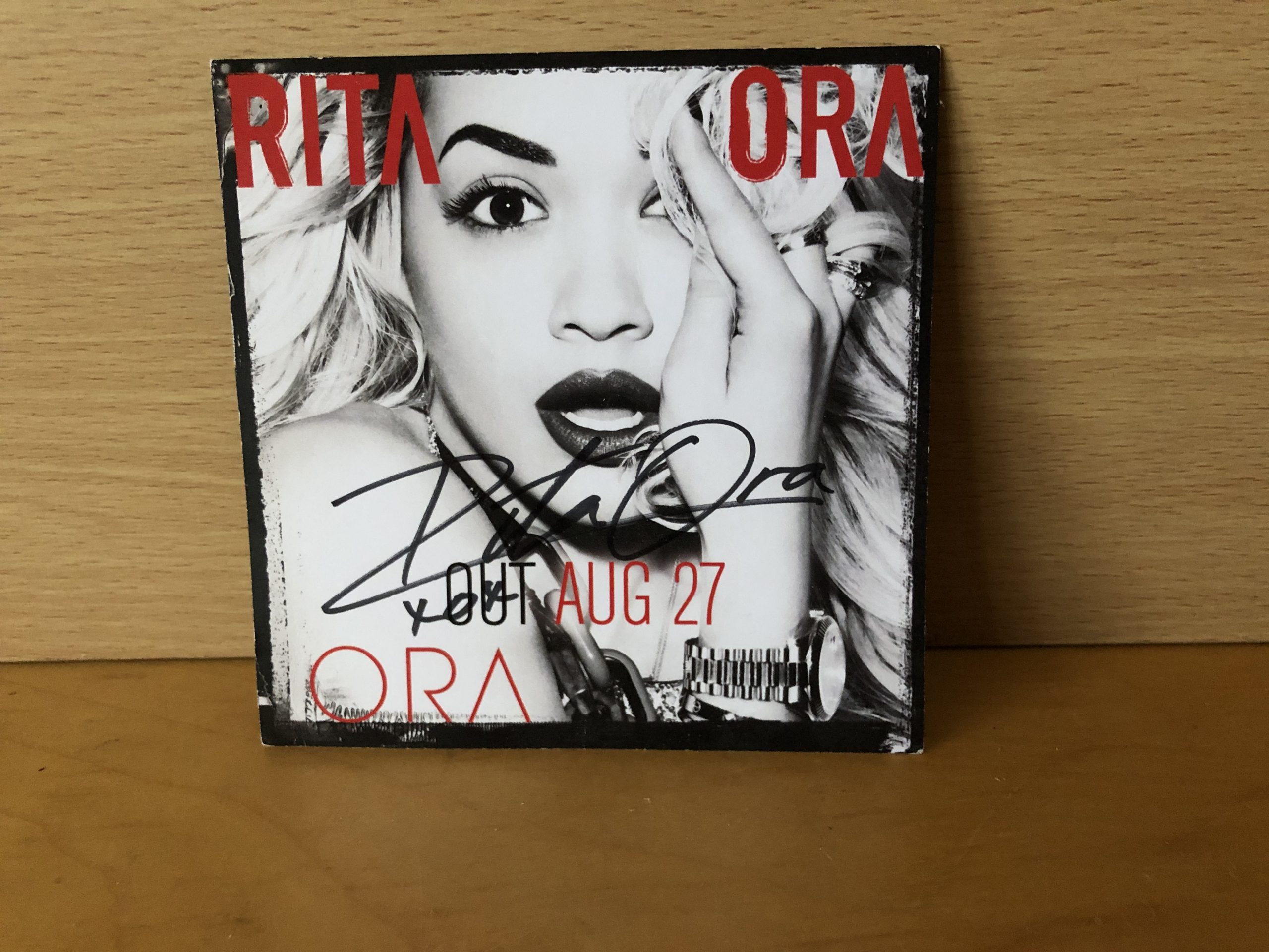 Unknown Rita Ora Signature