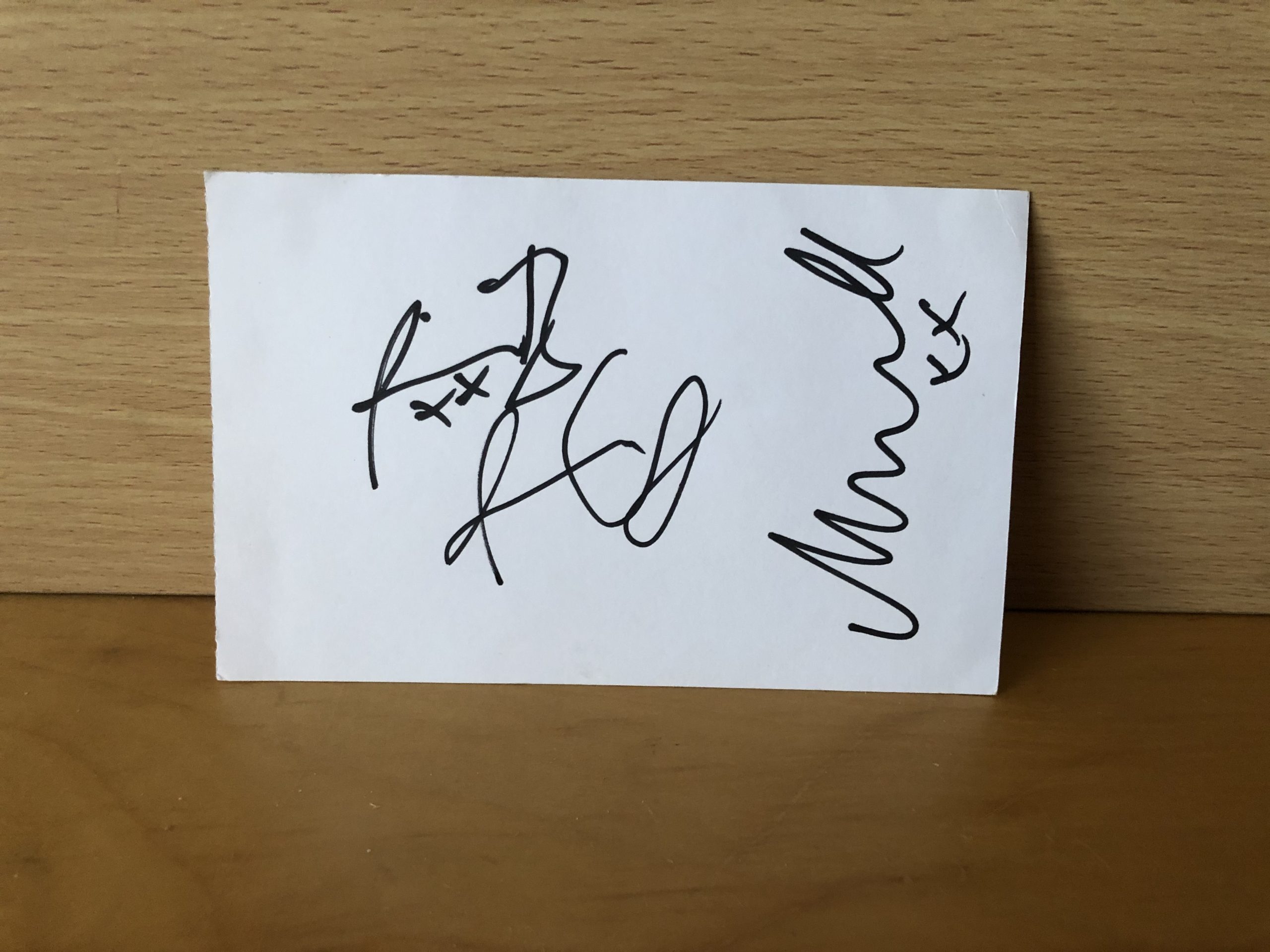 Unknown Multiple Signatures on White Card