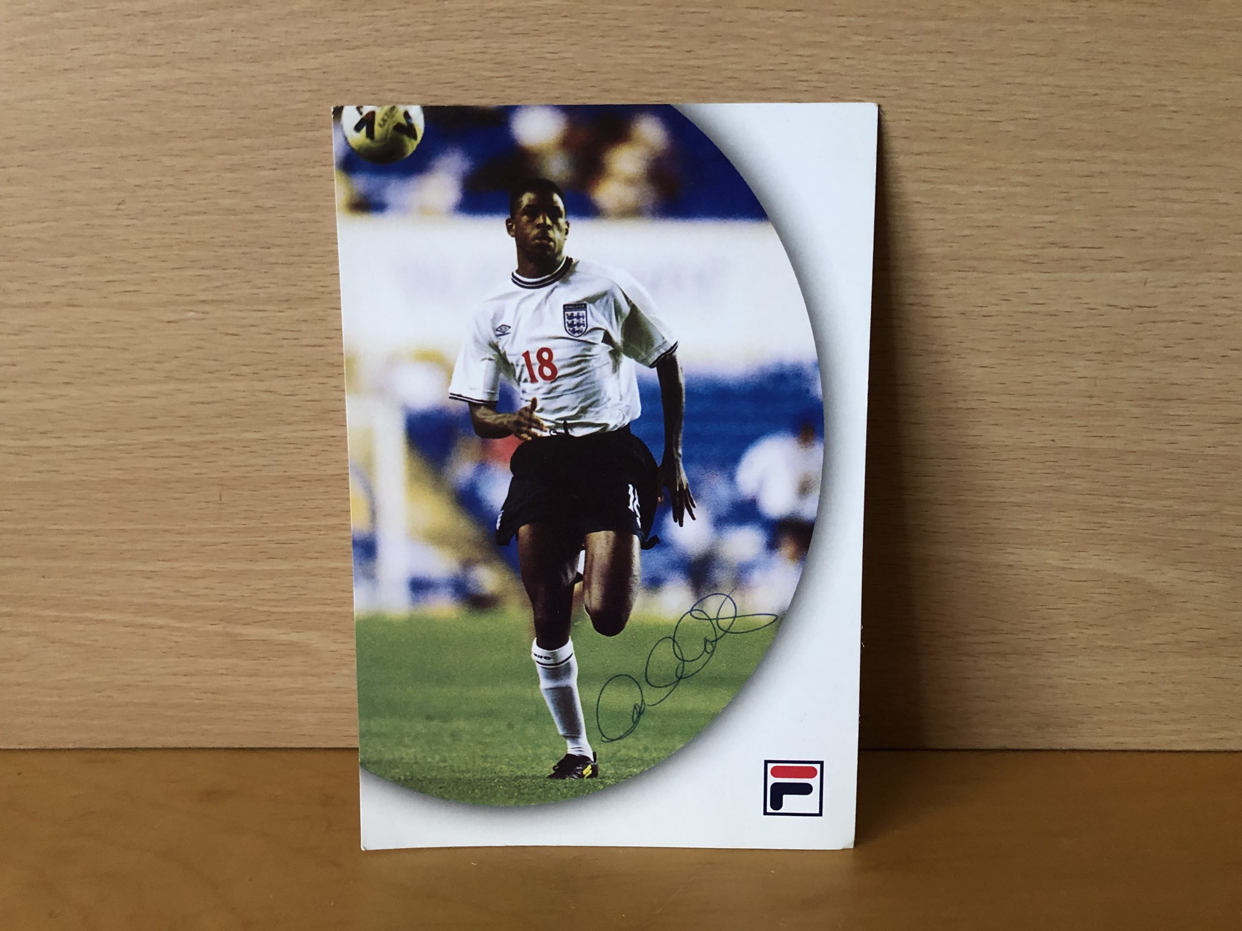 Unknown England Player Signature