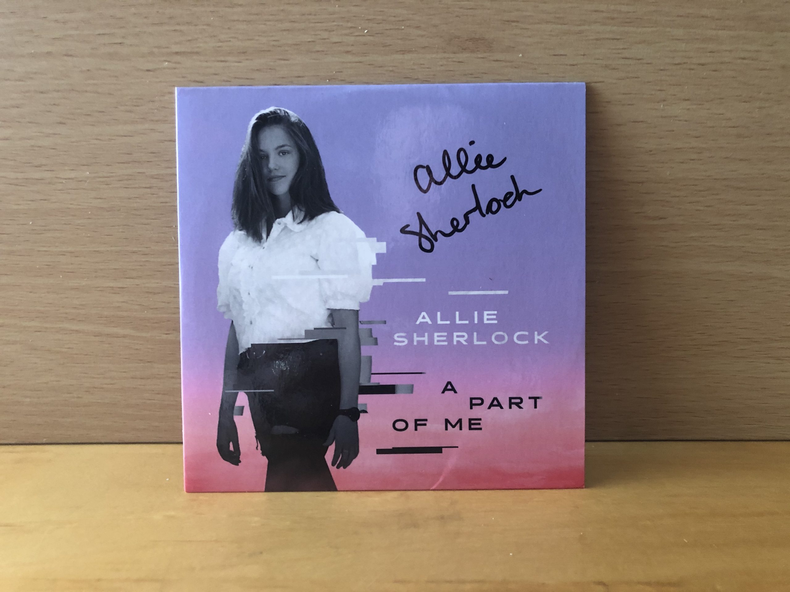 Allie Sherlock Signed CD Cover Allie Sherlock Signed CD Cover