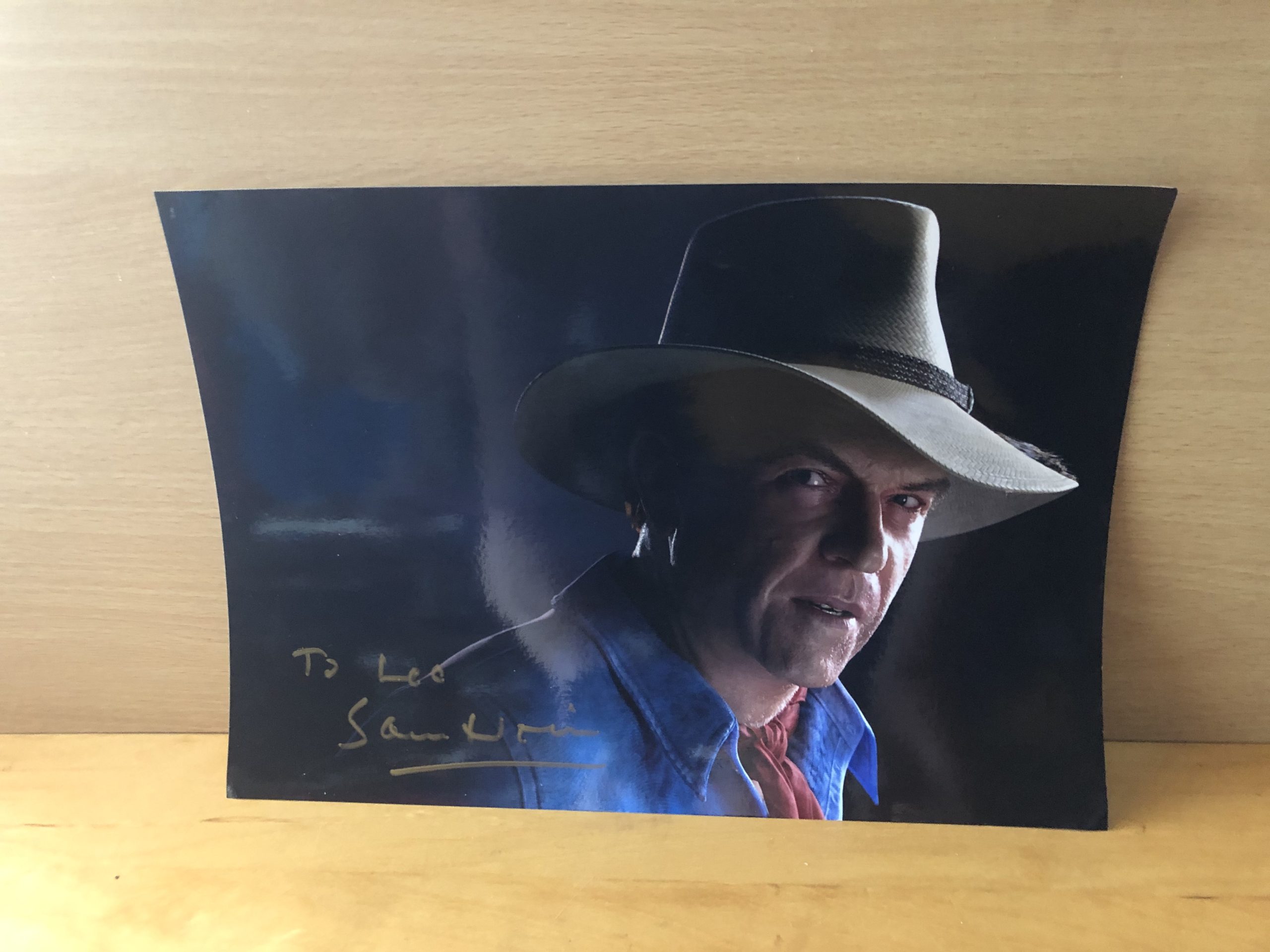 Sam Neill Signed Colour Photo Sam Neill Signed Colour Photo