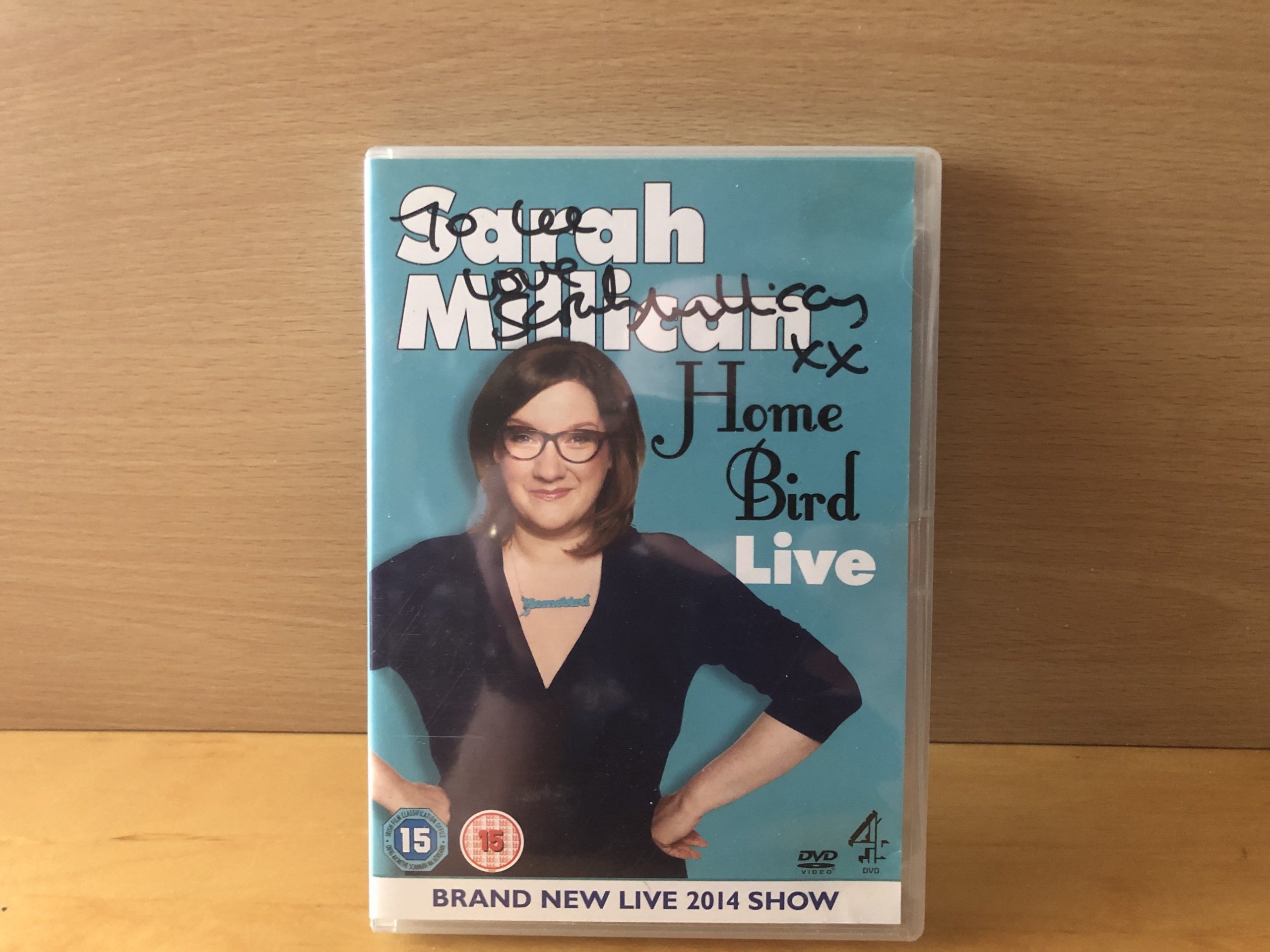 Sarah Millican Signed DVD Cover Sarah Millican Signed DVD Cover
