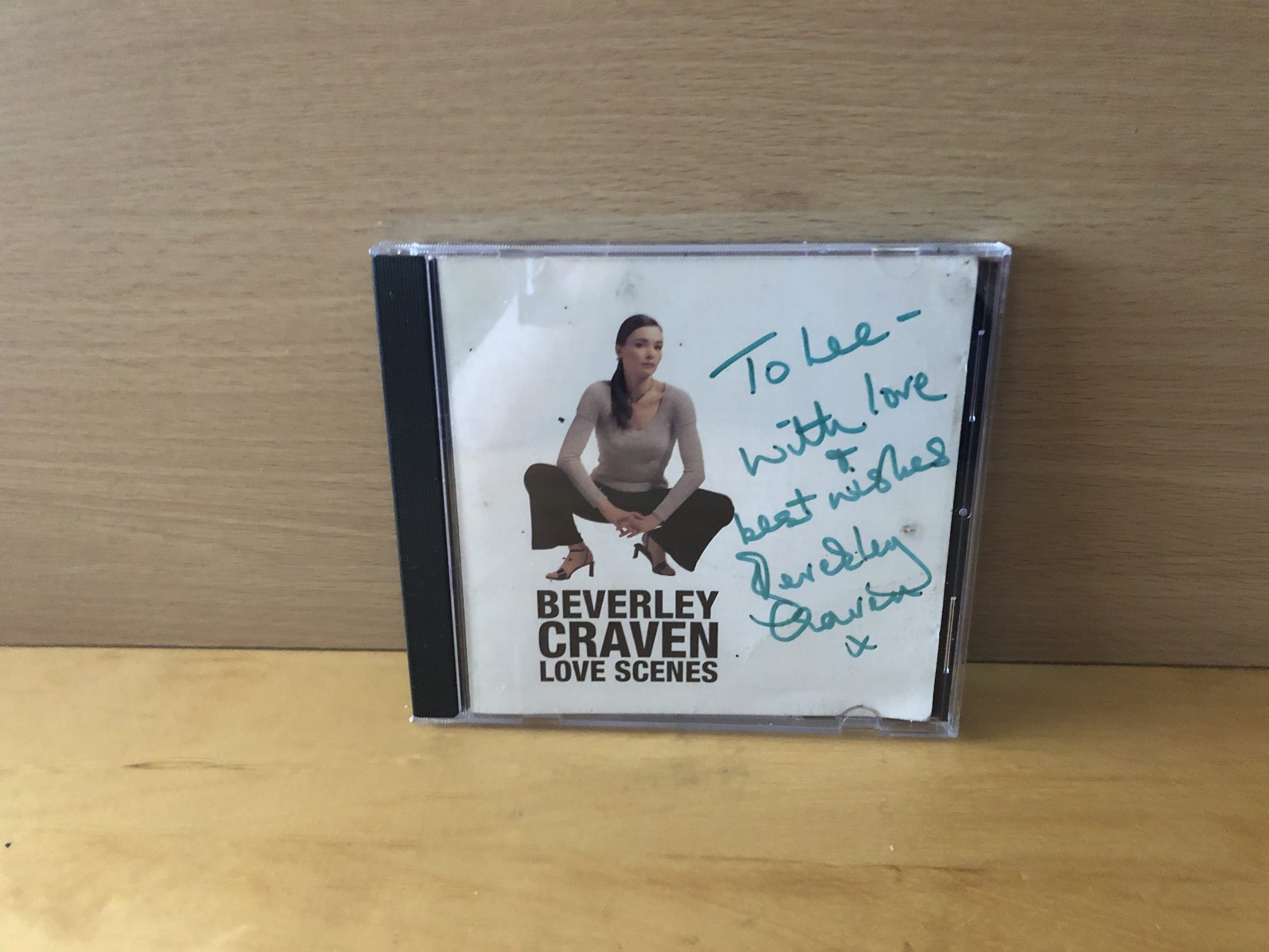 Beverley Craven Signed CD Album Cover Beverley Craven Signed CD Album Cover