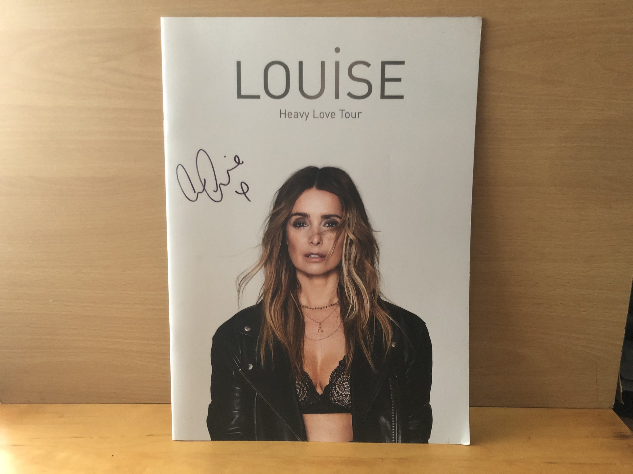Louise Signed Tour Programme Louise Signed Tour Programme