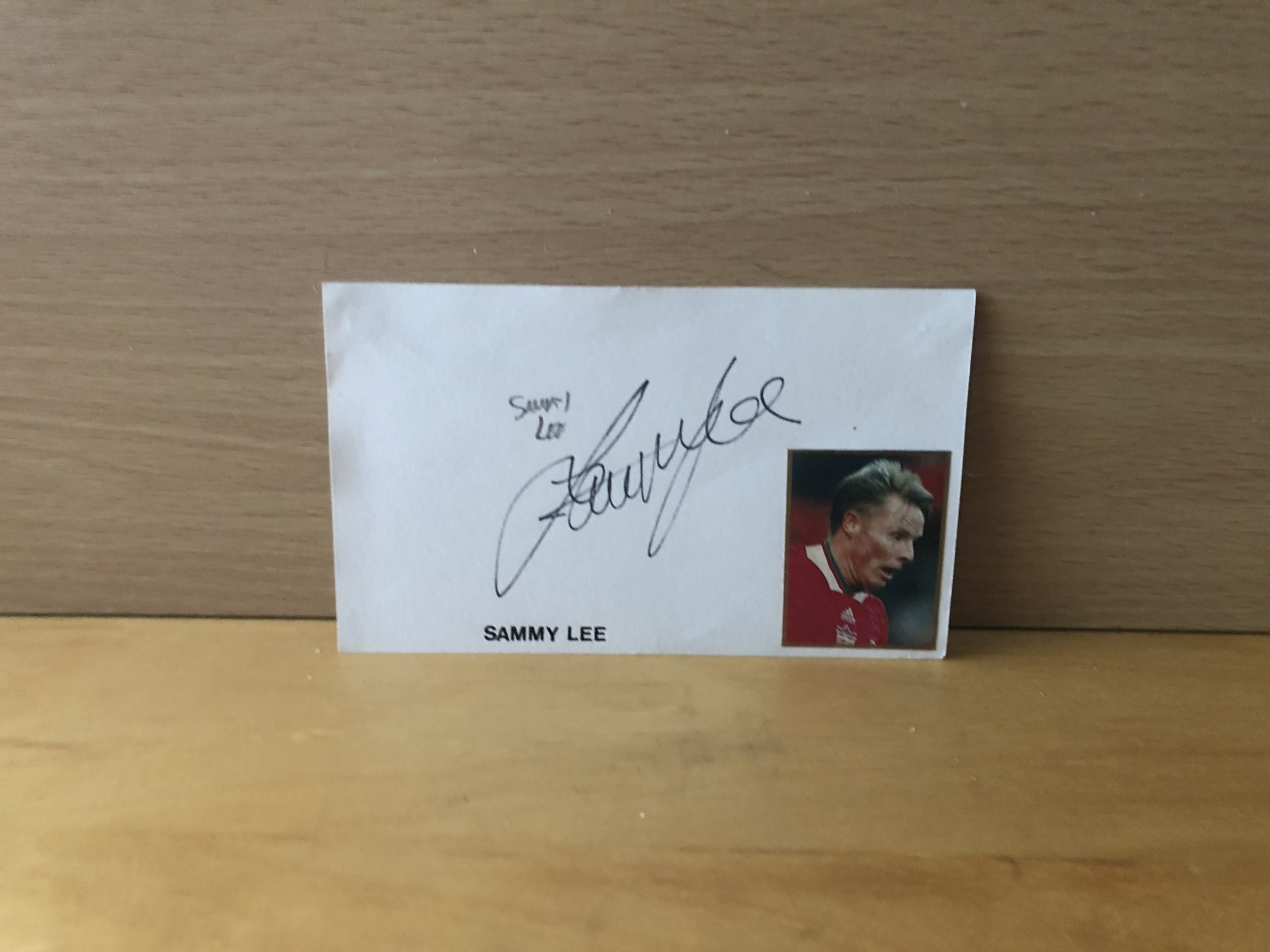 Sammy Lee Signed White Card Sammy Lee Signed White Card