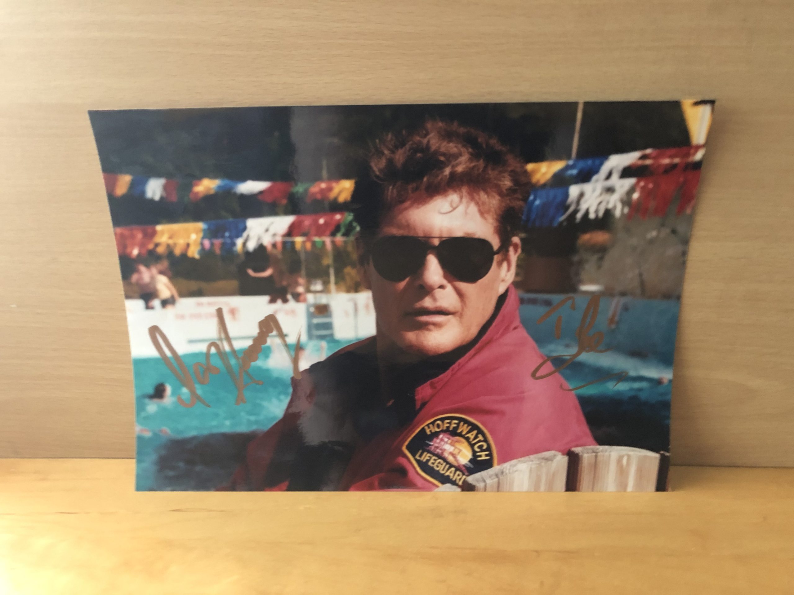 David Hasselhoff Signed Colour Photo David Hasselhoff Signed Colour Photo