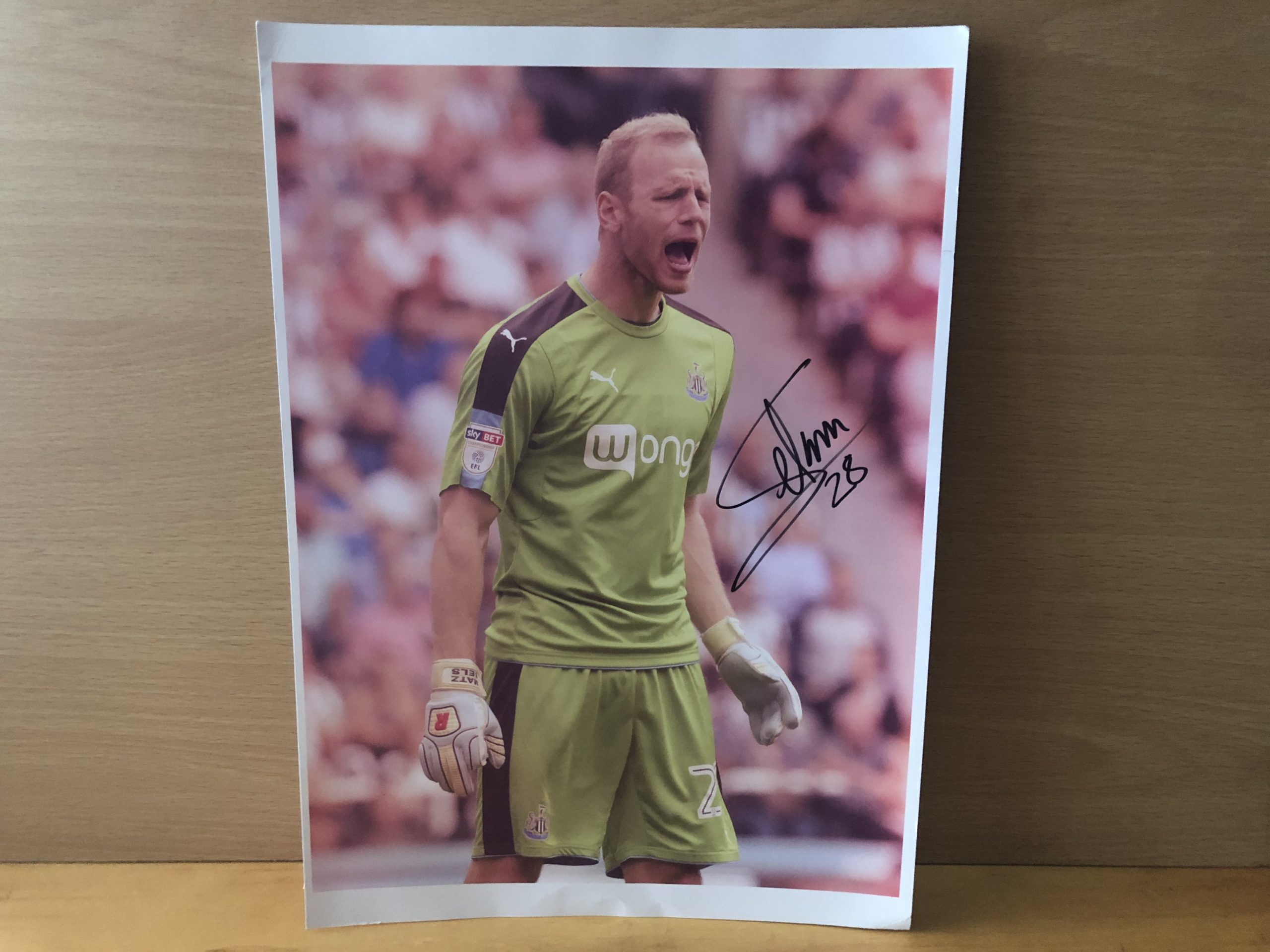 Matz Sels Signed Colour Photo Matz Sels Signed Colour Photo