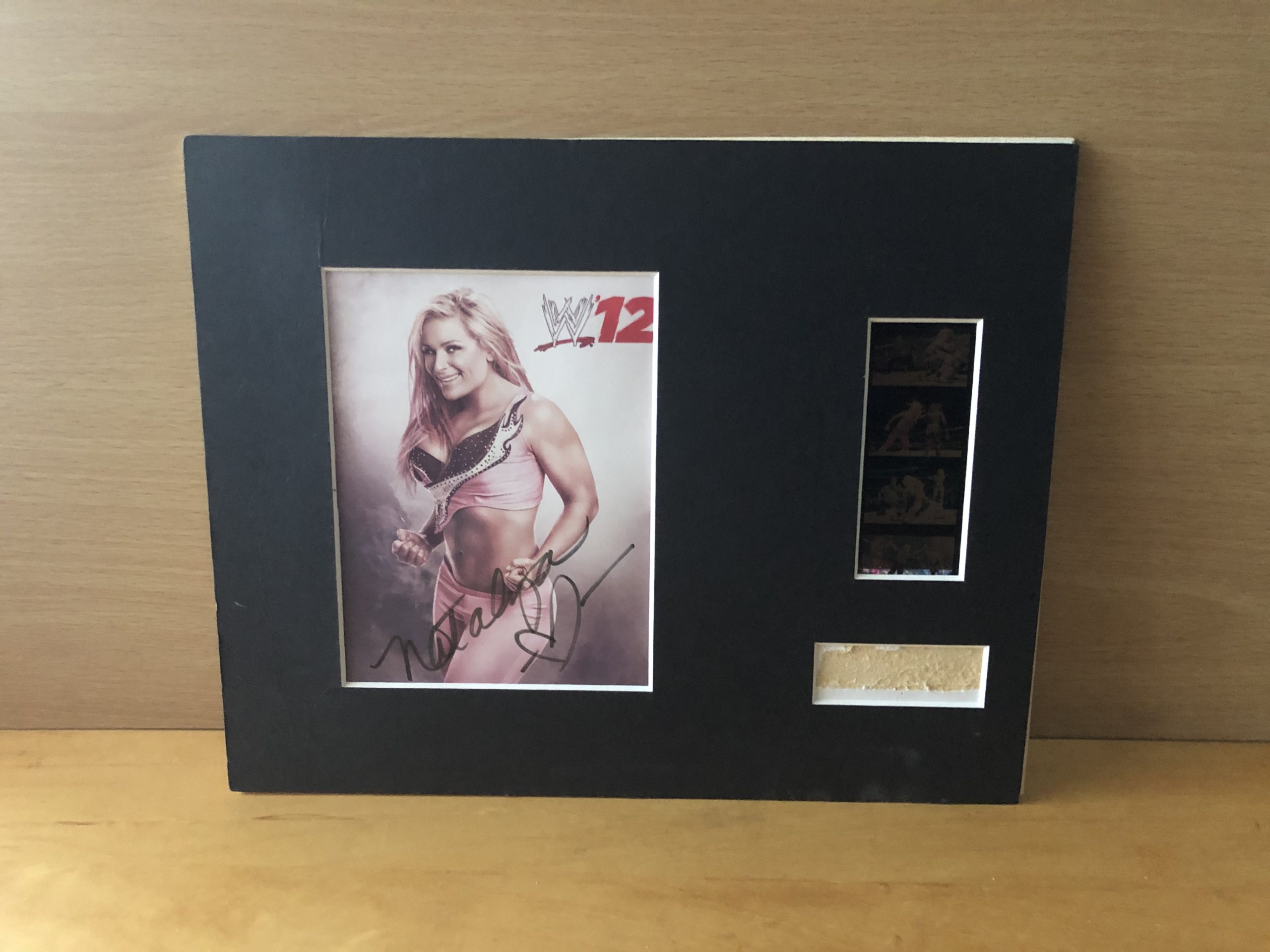 Natalya Signed Film Mount Natalya Signed Film Mount