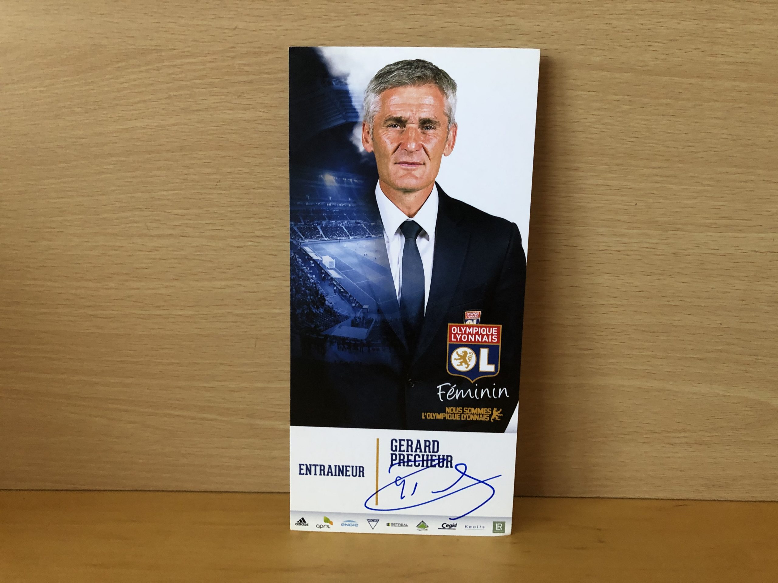 Gerard Precheur Signed Promo Card Gerard Precheur Signed Promo Card