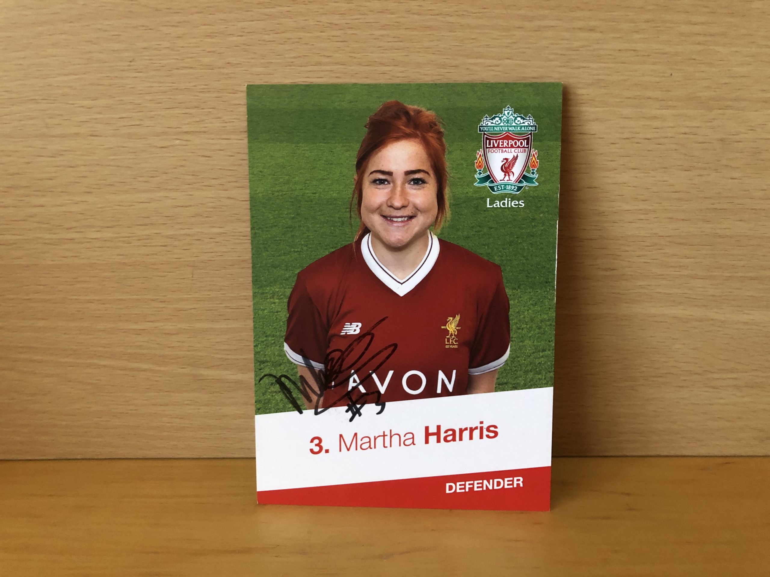 Martha Harris Signed Promo Card Martha Harris Signed Promo Card