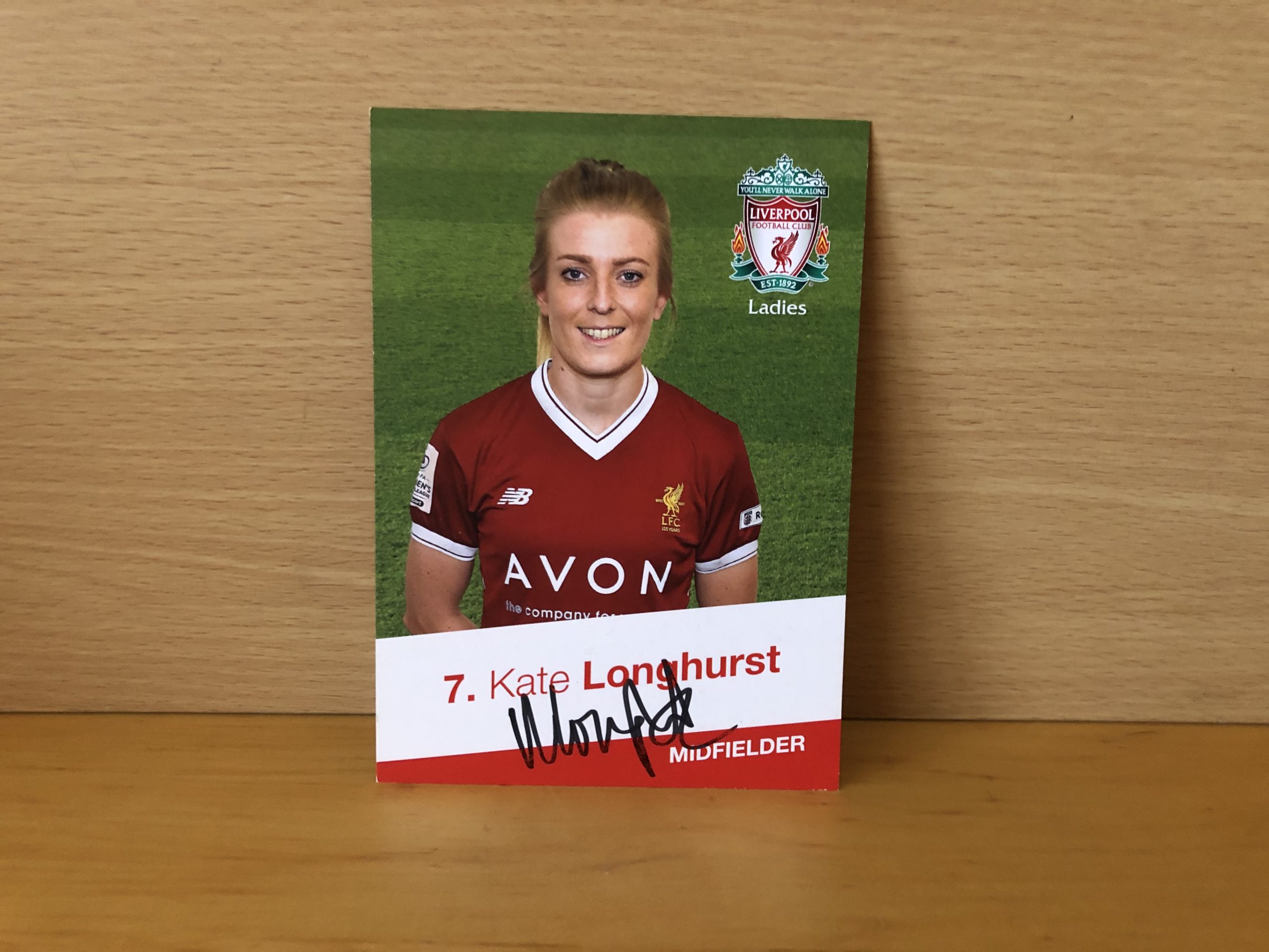 Kate Longhurst Signed Promo Card Kate Longhurst Signed Promo Card