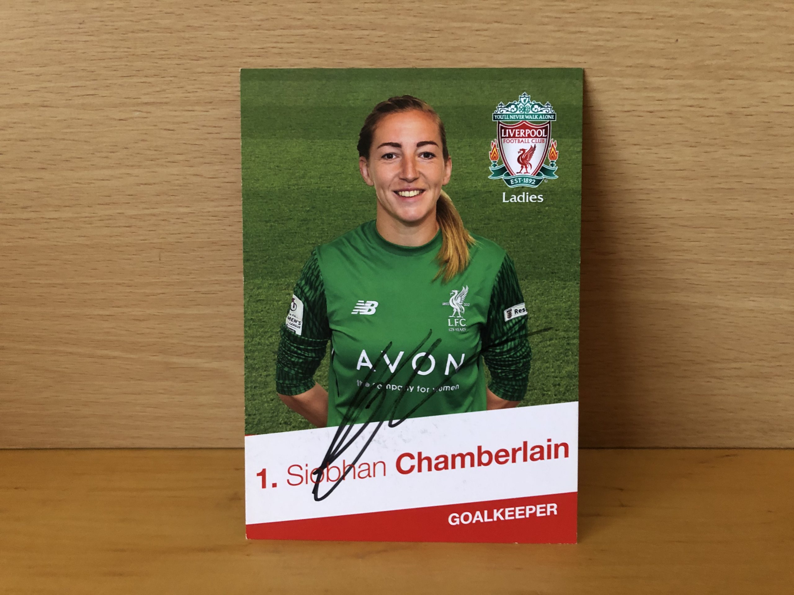 Siobhan Chamberlain Signed Promo Card Siobhan Chamberlain Signed Promo Card