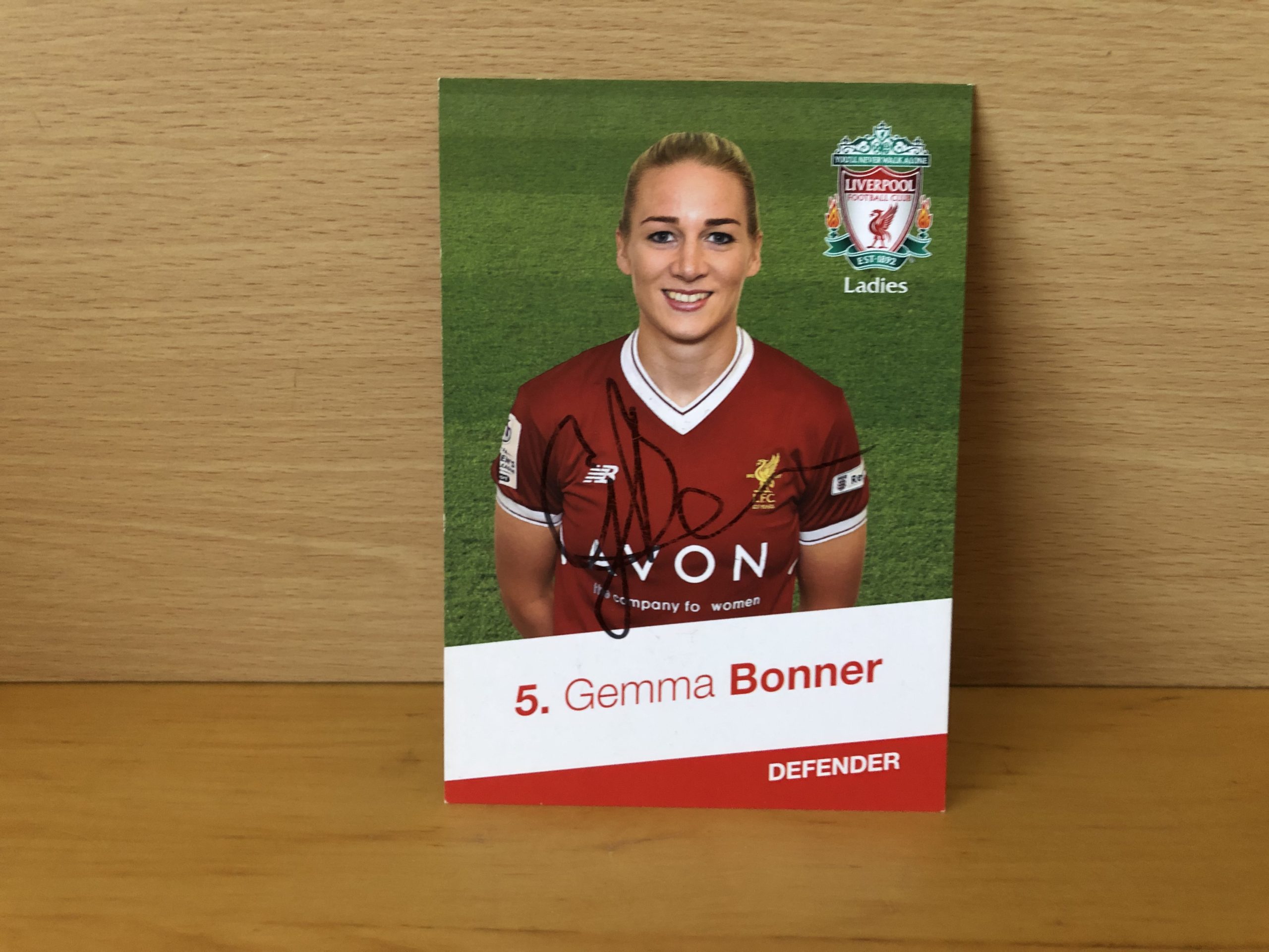 Gemma Bonner Signed Promo Card Gemma Bonner Signed Promo Card