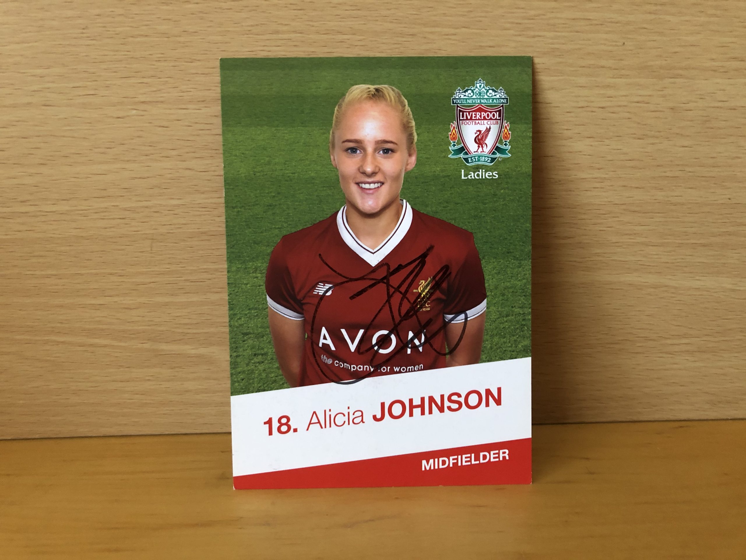 Alicia Johnson Signed Promo Card Alicia Johnson Signed Promo Card