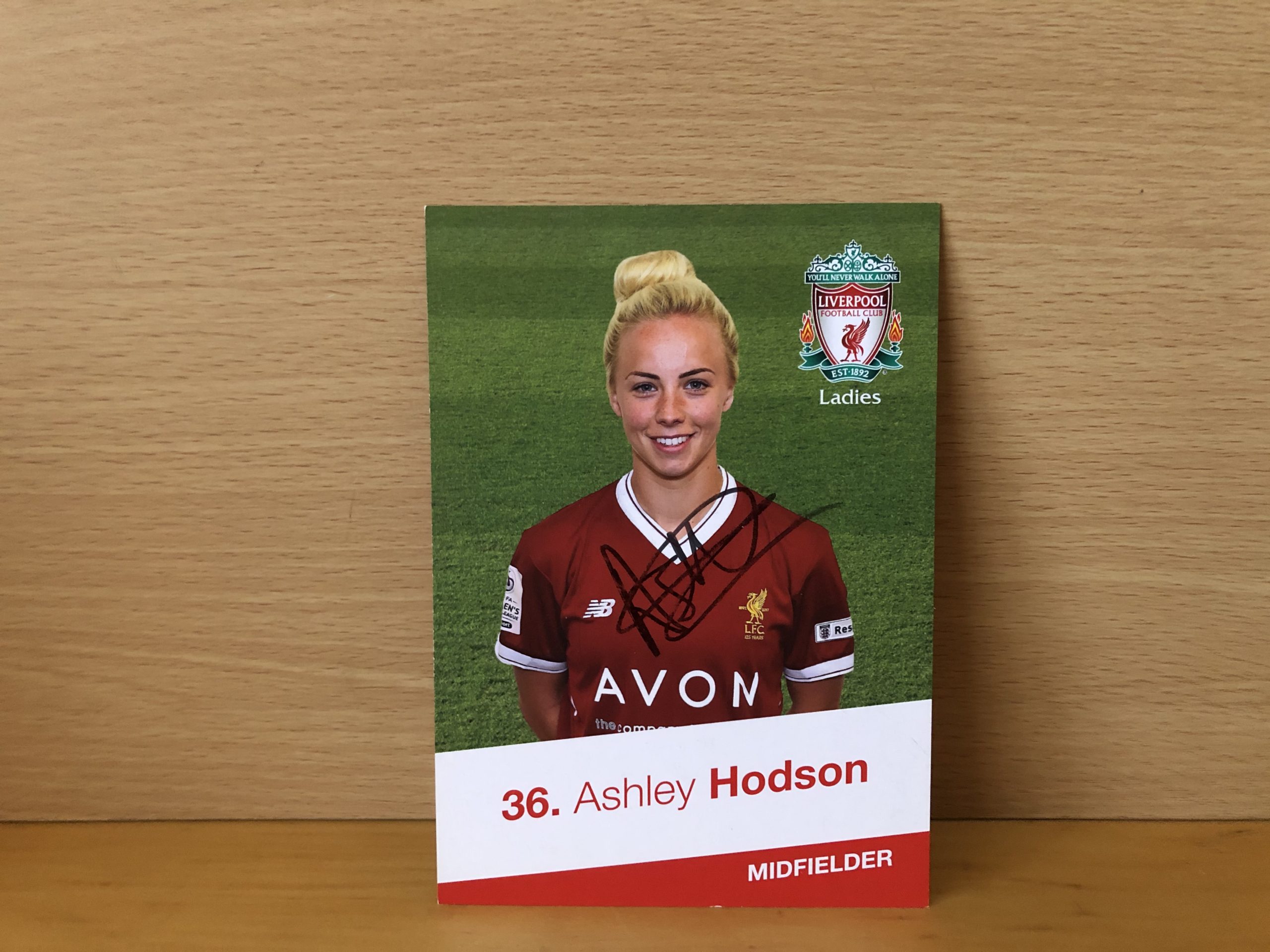 Ashley Hodson Signed Promo Card Ashley Hodson Signed Promo Card