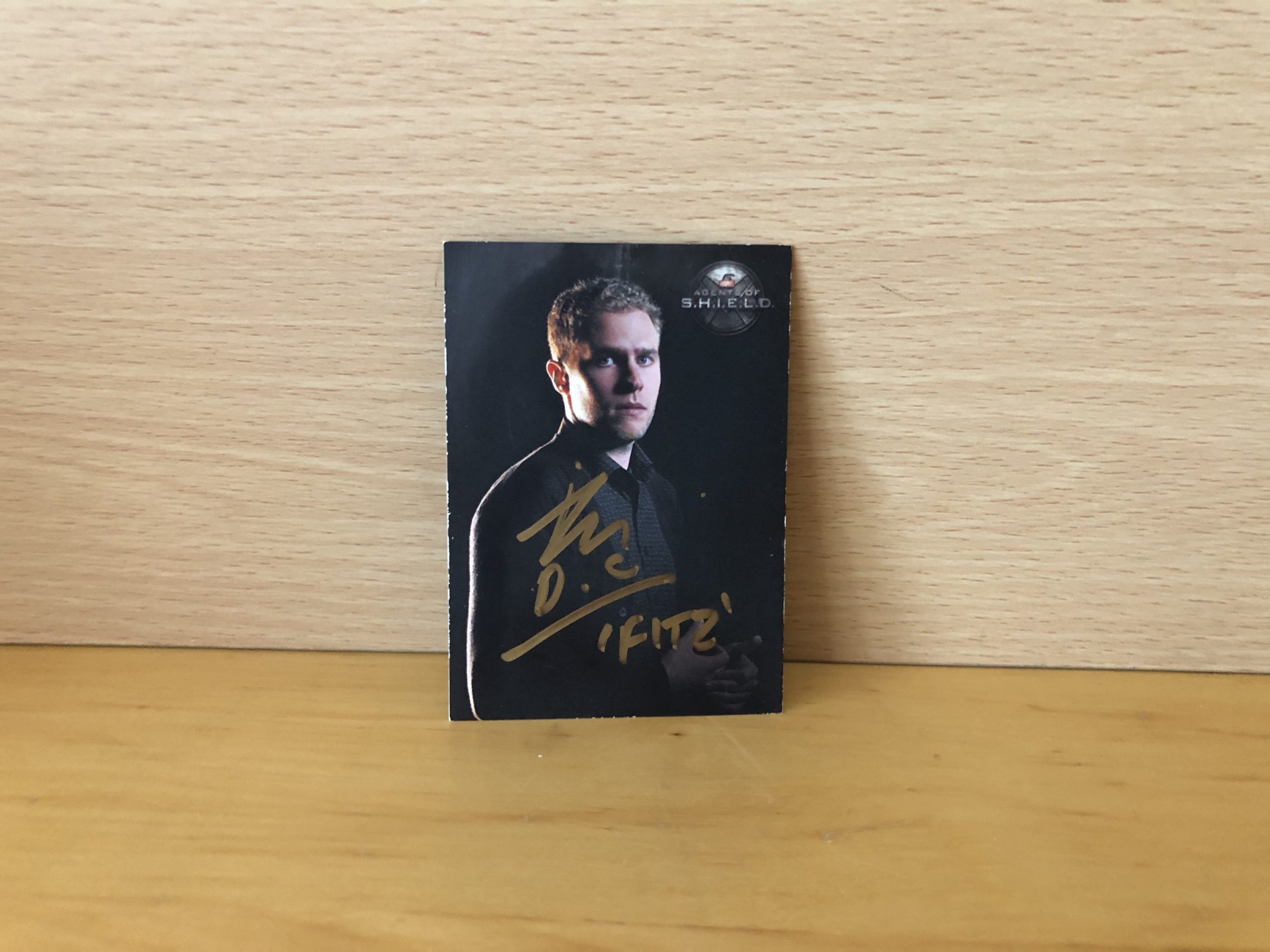 Iain De Caestecker Signed Agents of S.H.I.E.L.D Card Iain De Caestecker Signed Agents of S.H.I.E.L.D Card