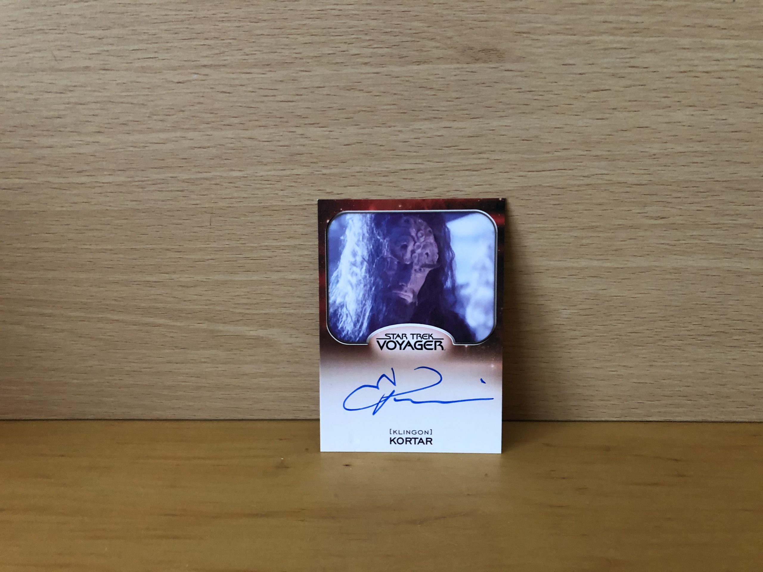 Eric Pierpoint Signed Star Trek Card Eric Pierpoint Signed Star Trek Card