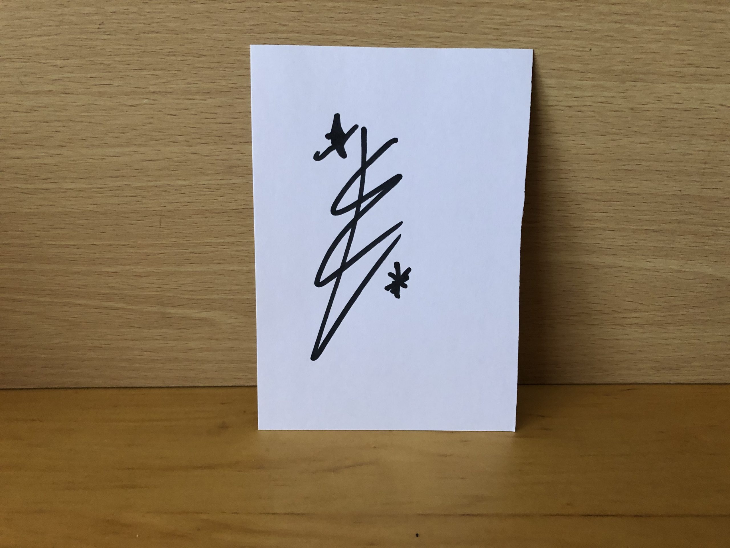 Becky Lynch Signed White Card Becky Lynch Signed White Card