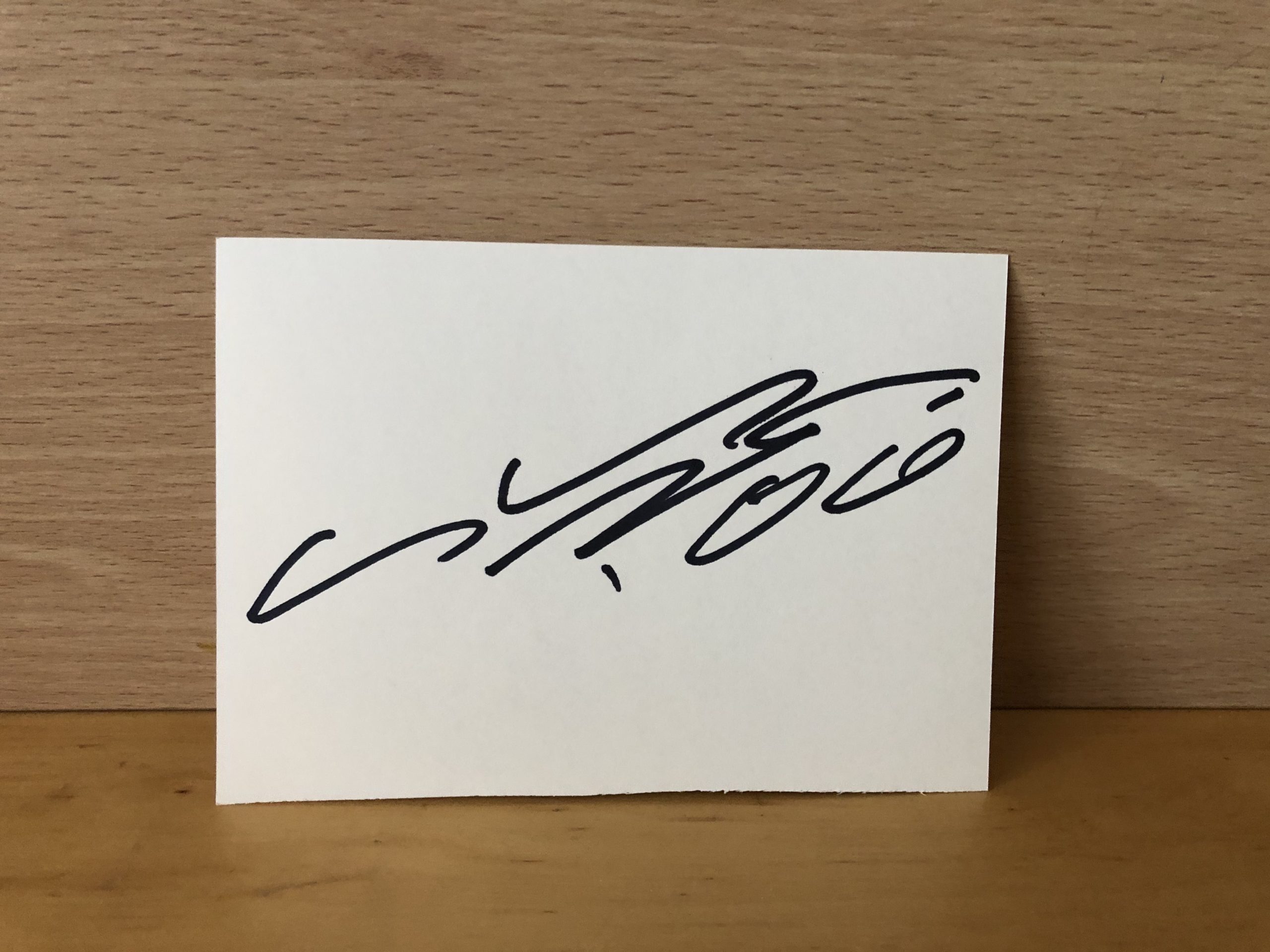 Shannen Doherty Signed White Card Shannen Doherty Signed White Card