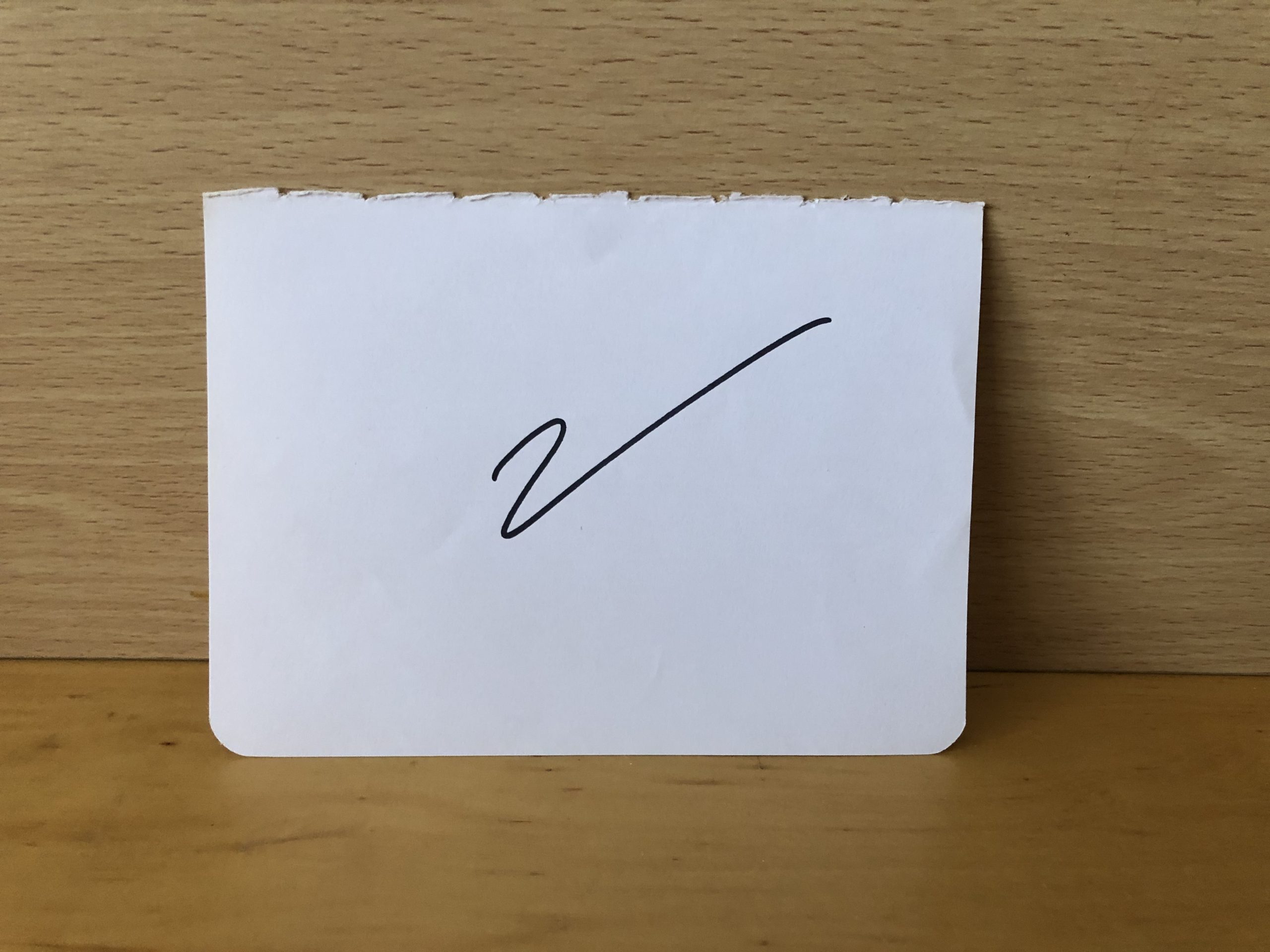 Leonardo DiCaprio Signed White Card Leonardo DiCaprio Signed White Card
