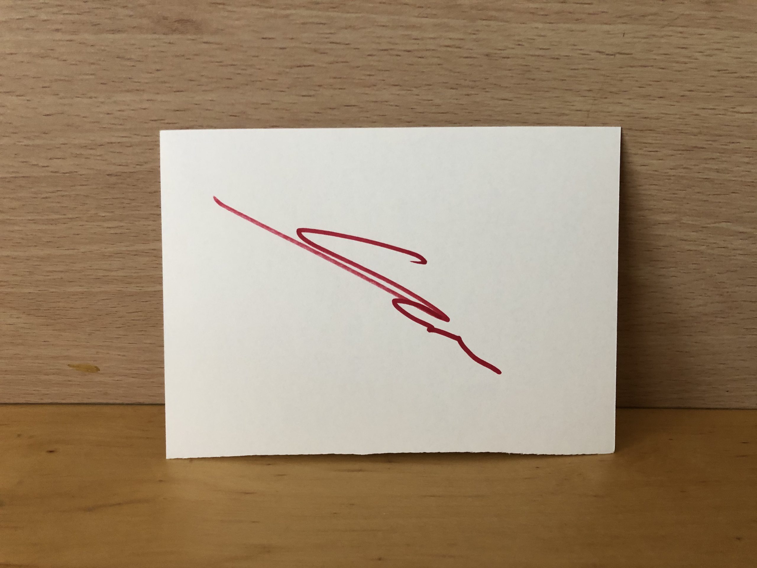 Emmett J. Scanlan Signed White Card Emmett J. Scanlan Signed White Card