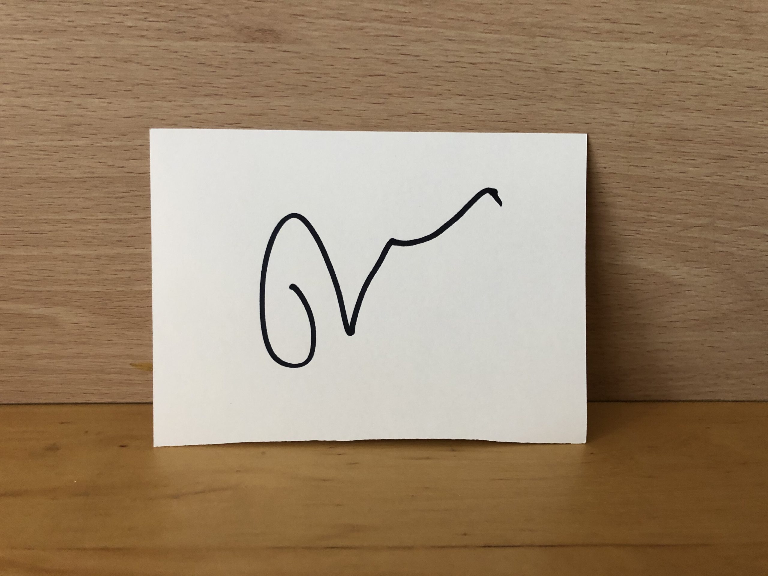 David Kennedy Signed White Card David Kennedy Signed White Card
