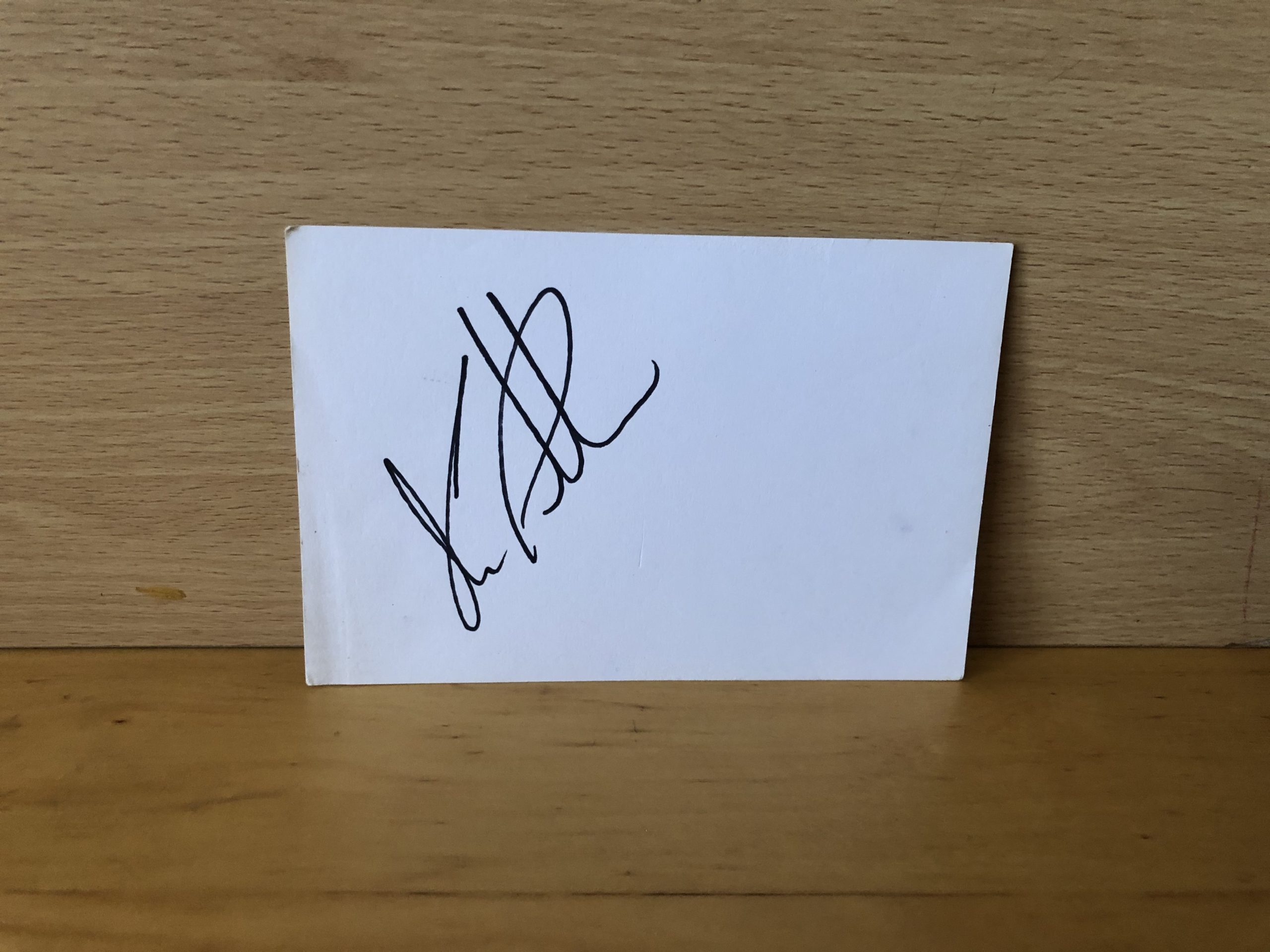 Chris Robshaw Signed White Card Chris Robshaw Signed White Card