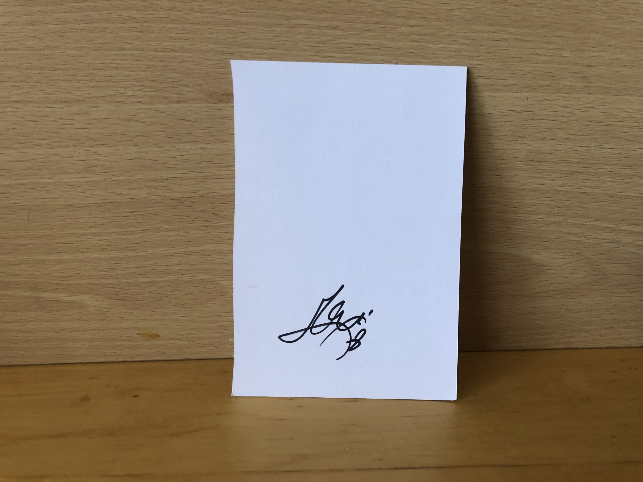 Jessica Houara-d’Hommeaux Signed White Card Jessica Houara-d’Hommeaux Signed White Card