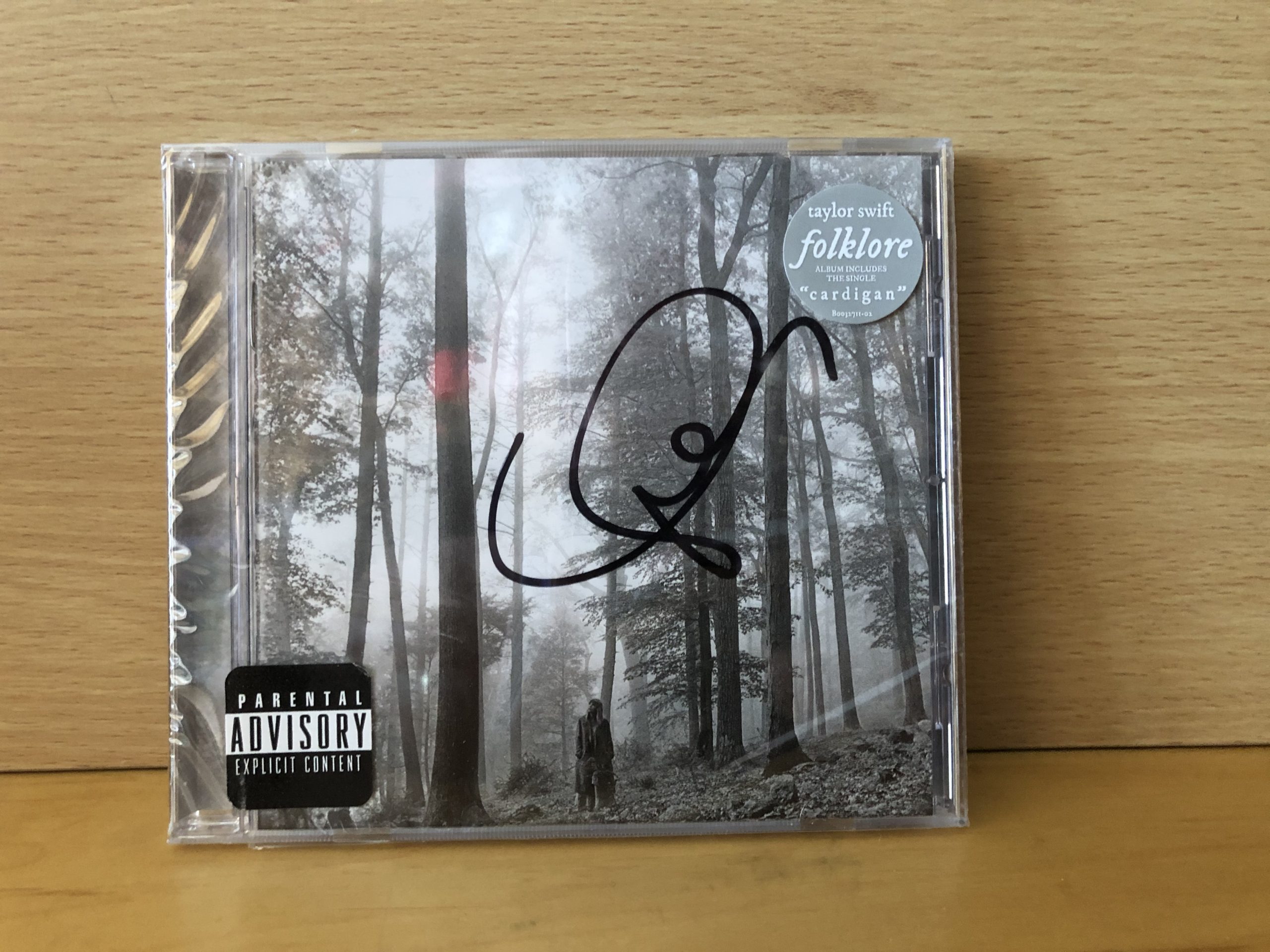 Taylor Swift Signed CD Cover Taylor Swift Signed CD Cover
