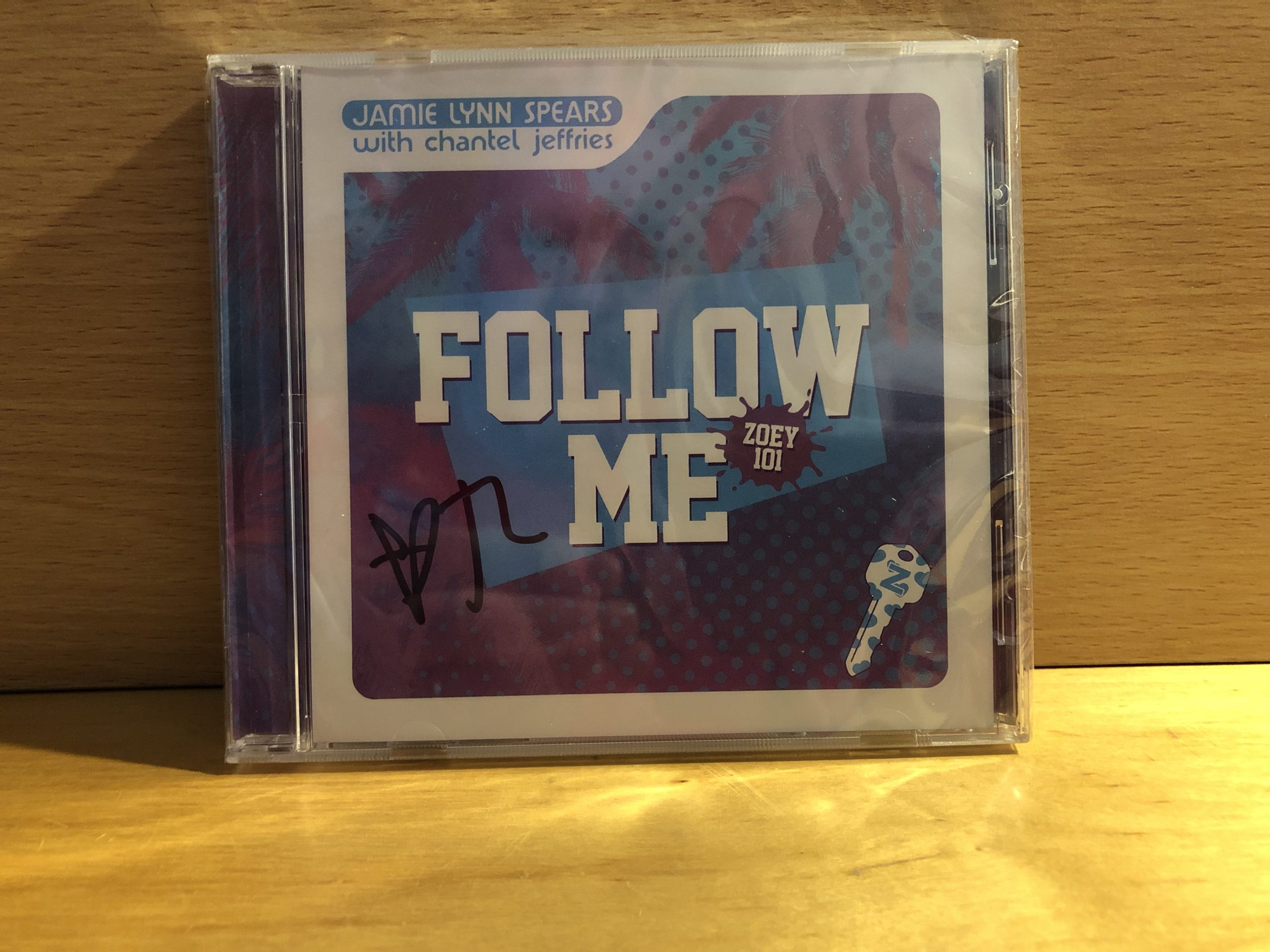 Jamie Lynn Spears Signed CD Cover Jamie Lynn Spears Signed CD Cover